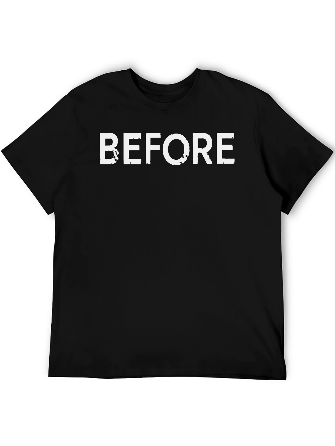 Before Graphic Tee - Mens Black T-Shirt