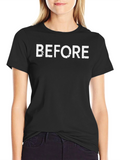 Before Graphic Tee - Mens Black T-Shirt