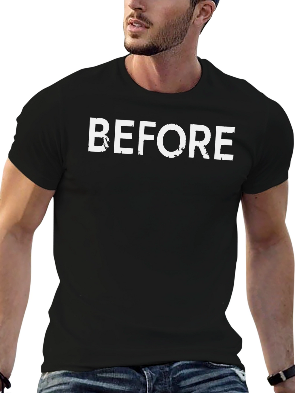 Before Graphic Tee - Mens Black T-Shirt