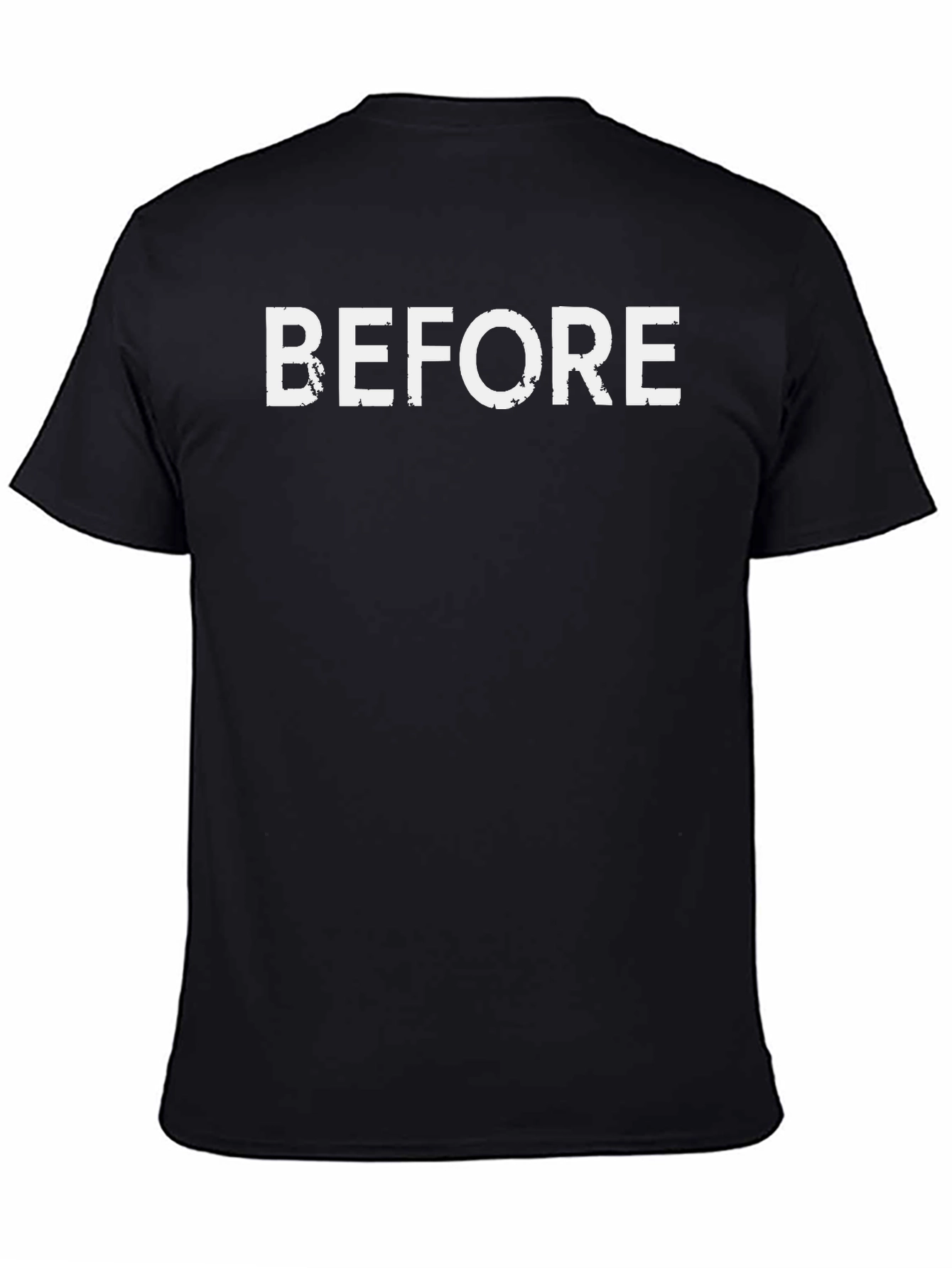 Before Graphic Tee - Mens Black T-Shirt