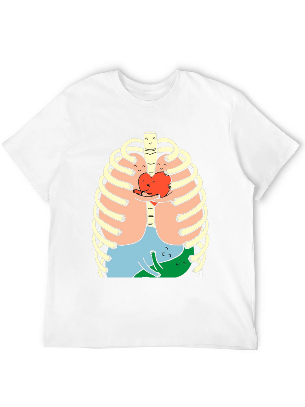 Anatomical Hug T-Shirt - Black