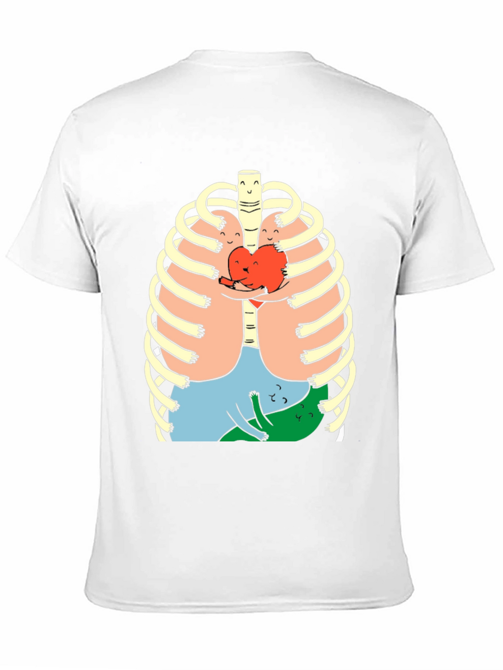 Anatomical Hug T-Shirt - Black