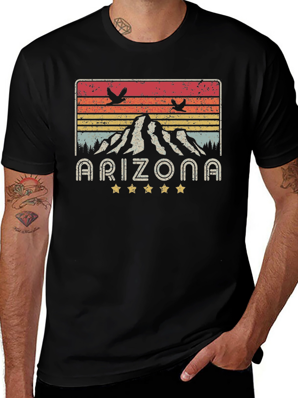 Arizona Graphic Tee - Mountain Retro Style