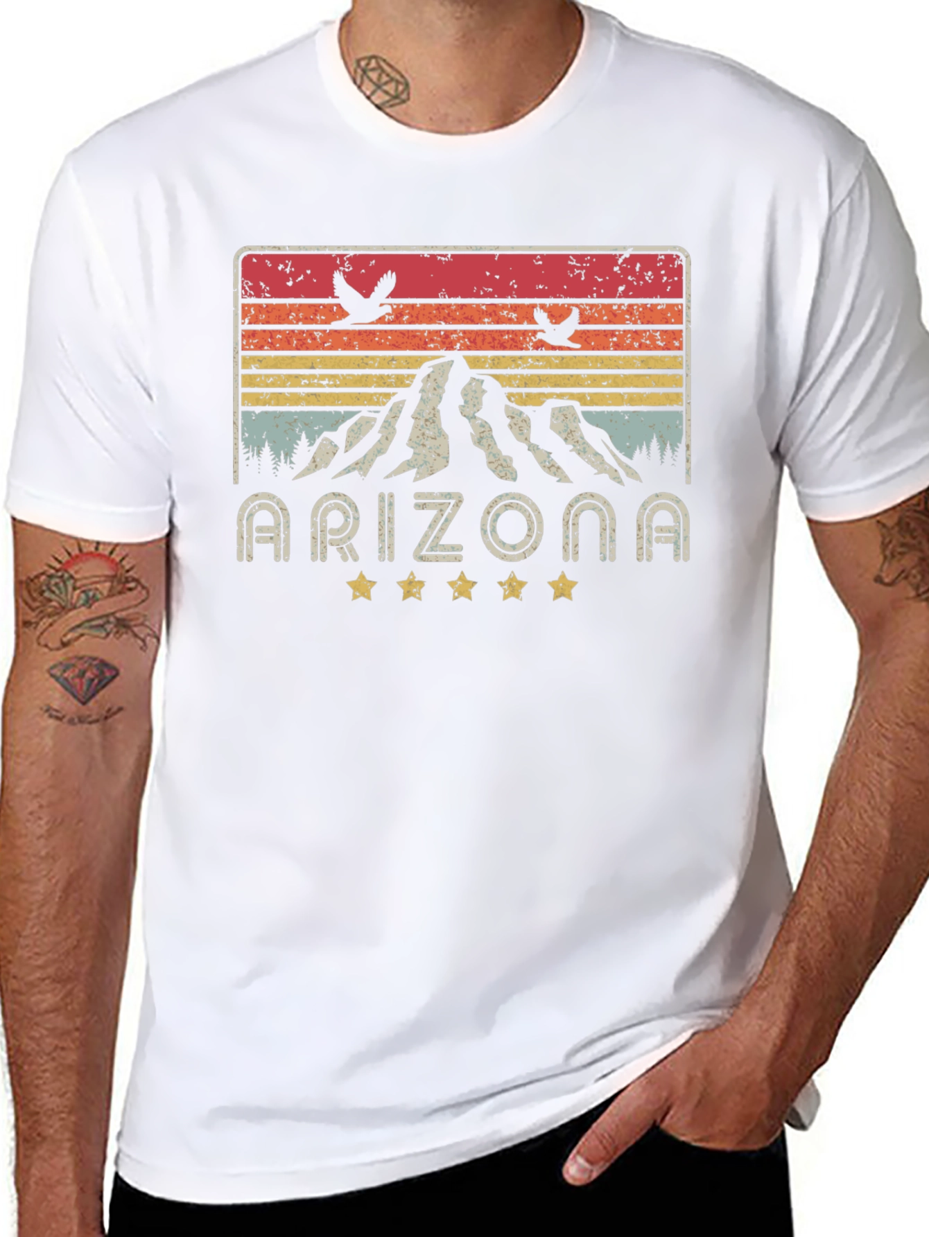 Arizona Graphic Tee - Mountain Retro Style