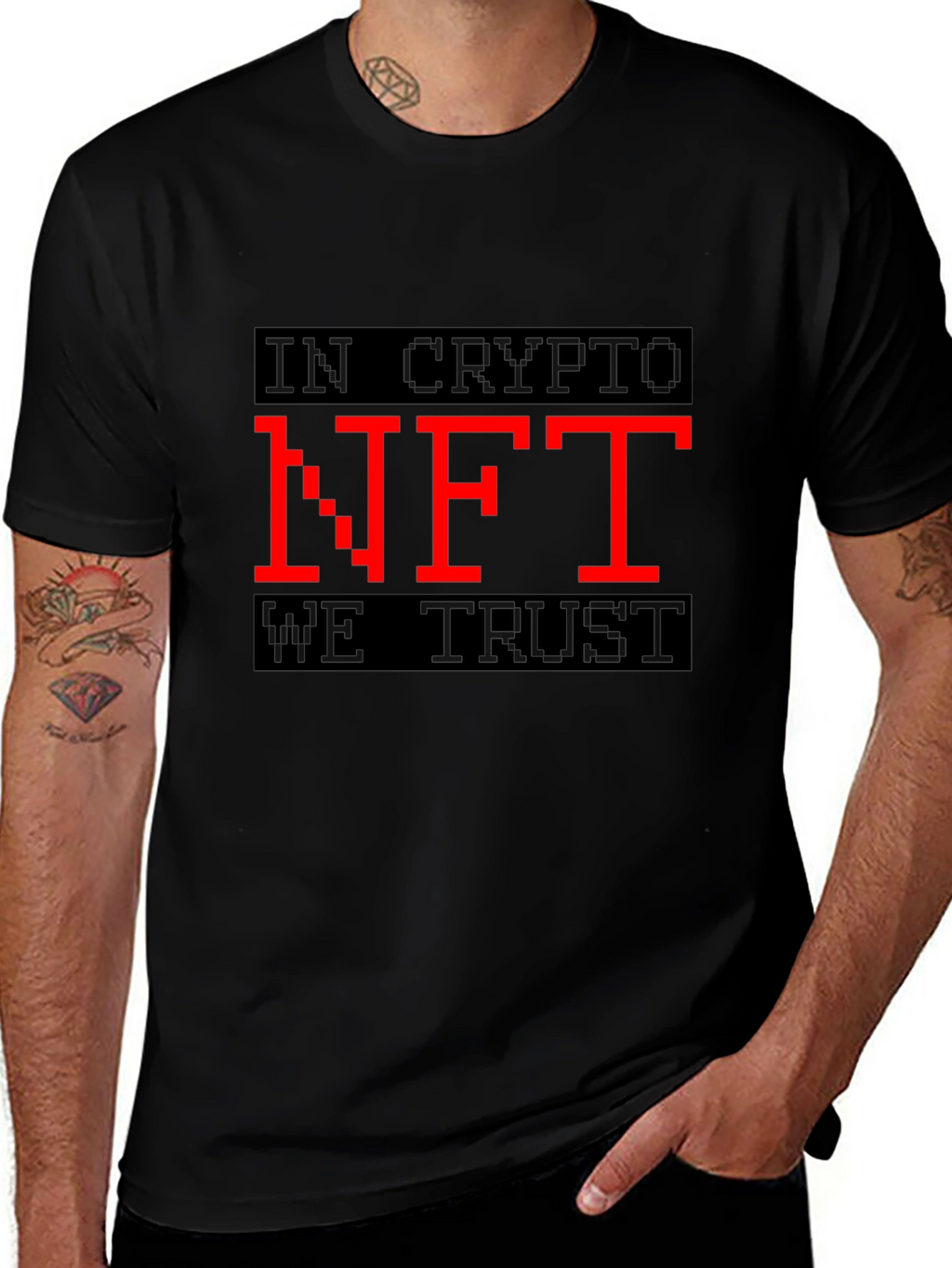 Crypto NFT Trust Tee - Trendy Graphic T-Shirt