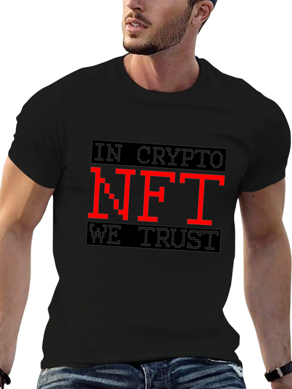 Crypto NFT Trust Tee - Trendy Graphic T-Shirt