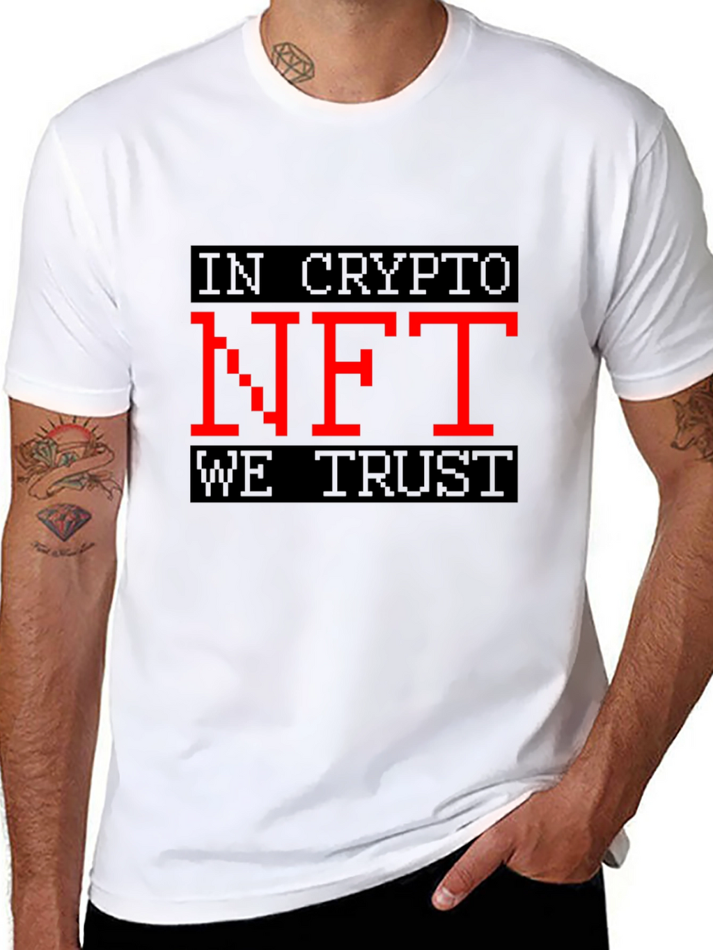 Crypto NFT Trust Tee - Trendy Graphic T-Shirt