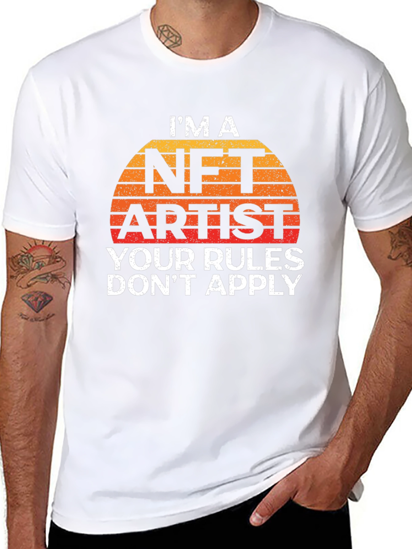 NFT Artist T-Shirt - Your Rules Dont Apply Tee