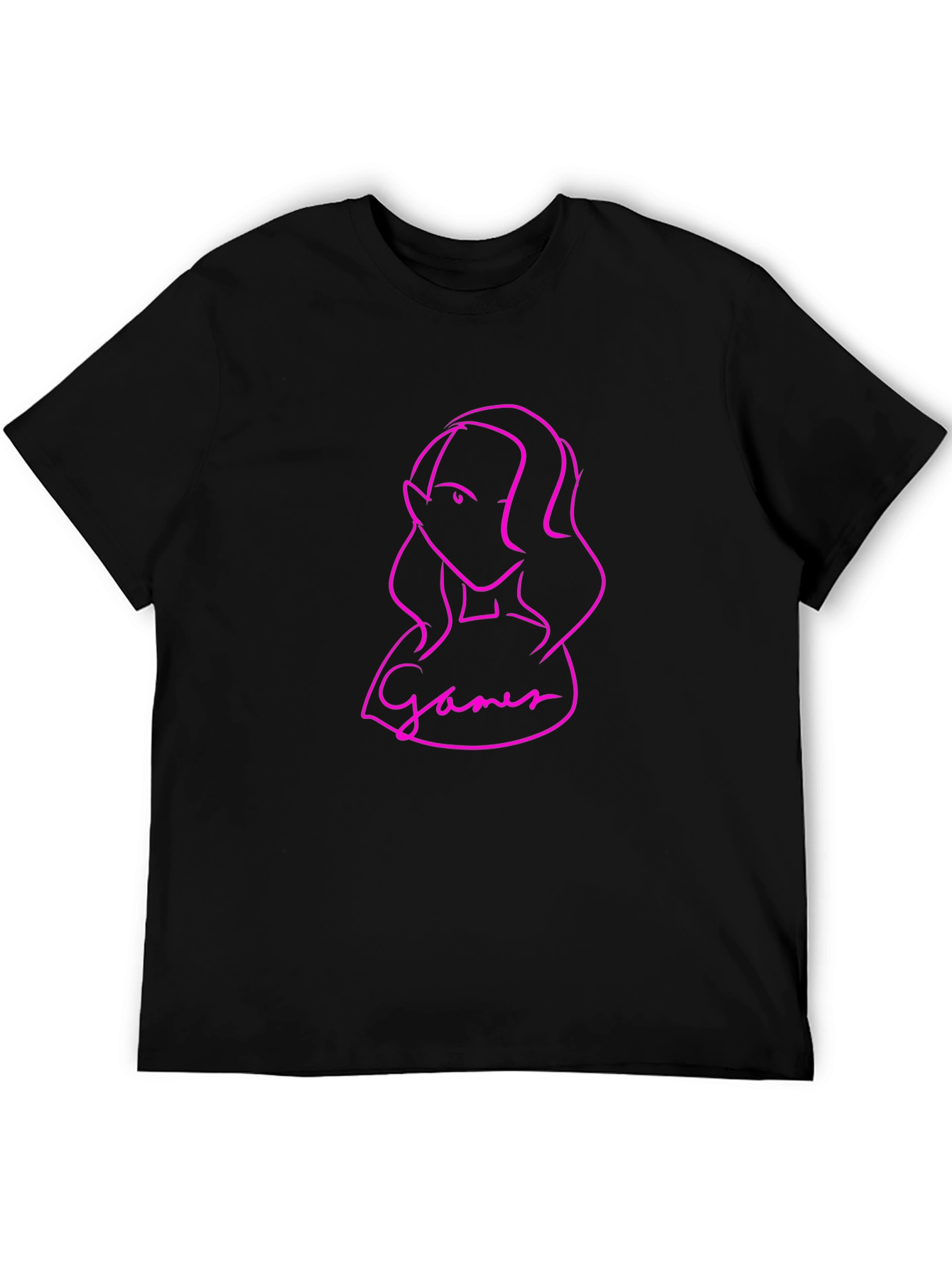 Gamer Girl Graphic Tee - Stylish Black T-Shirt