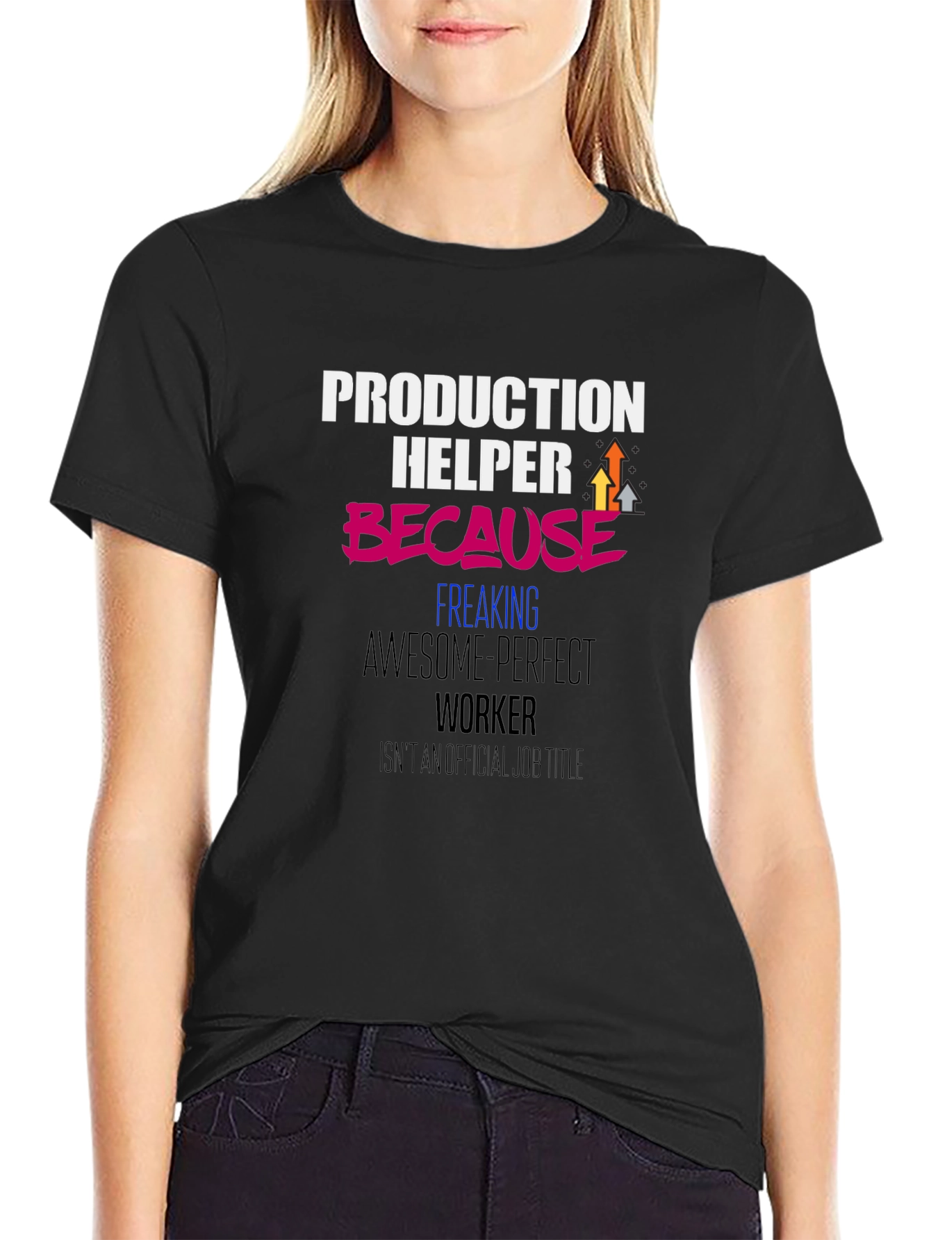 Production Helper Funny Graphic T-Shirt
