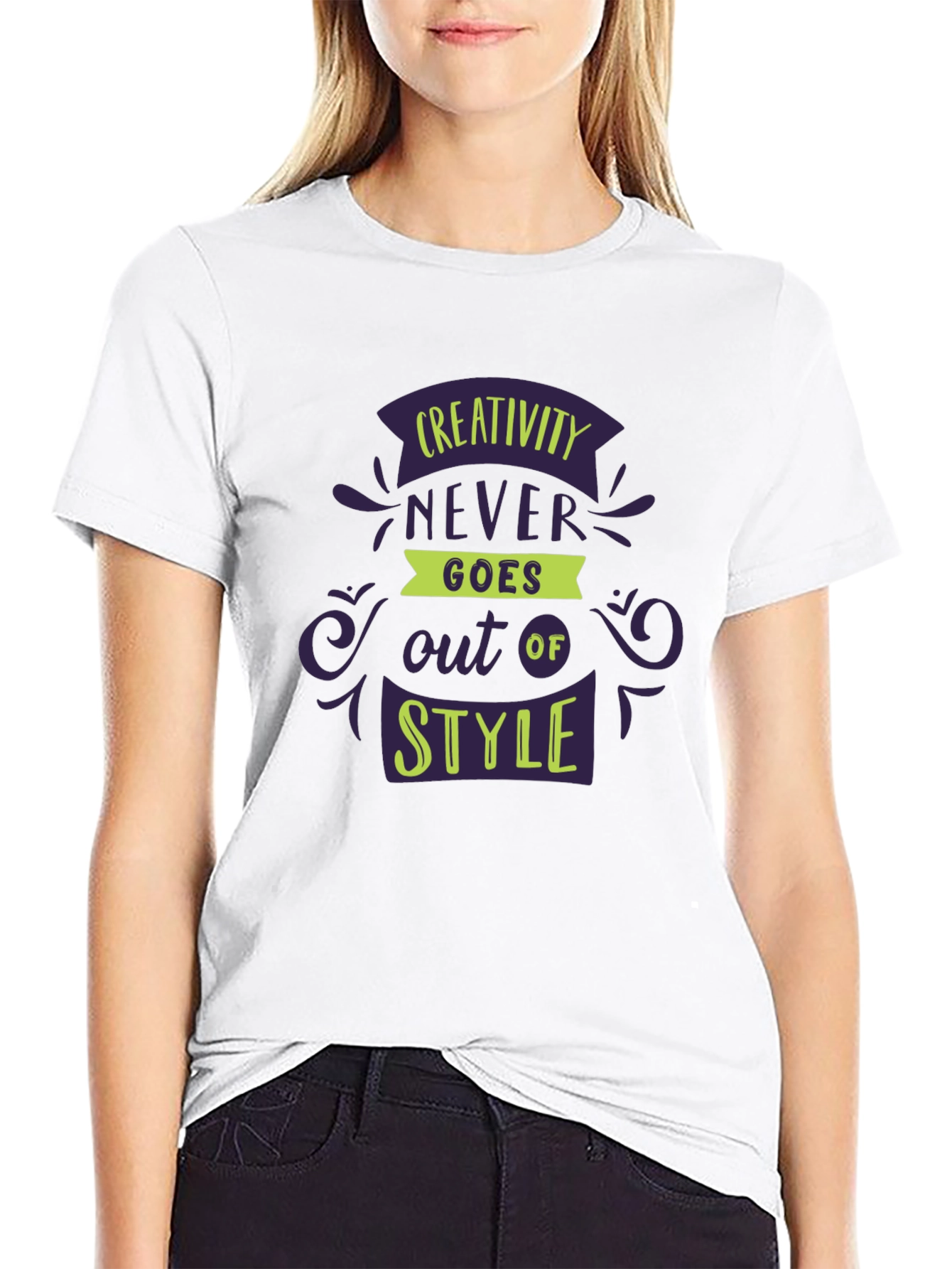 Creativity Never Goes Out of Style Black T-Shirt