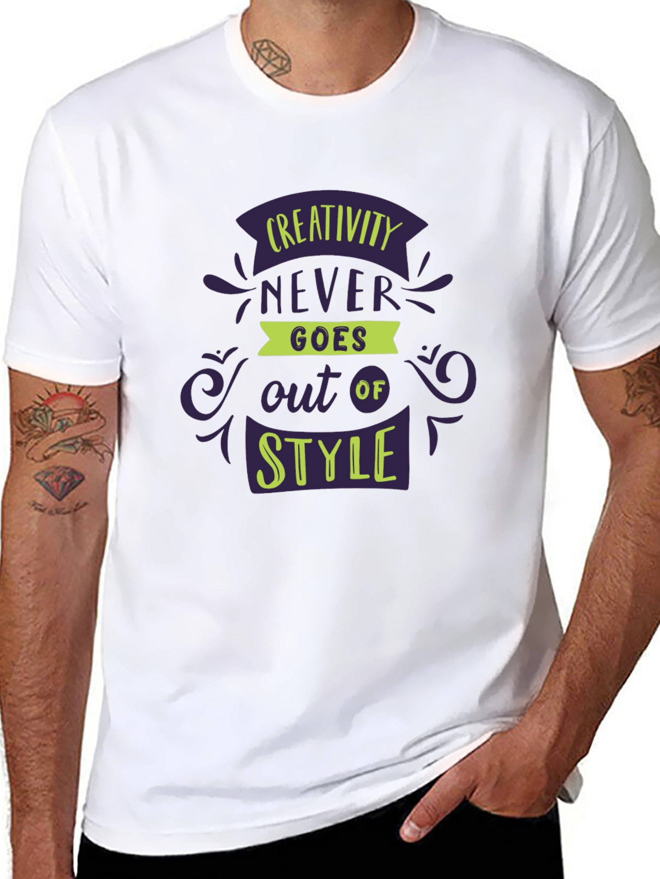 Creativity Never Goes Out of Style Black T-Shirt
