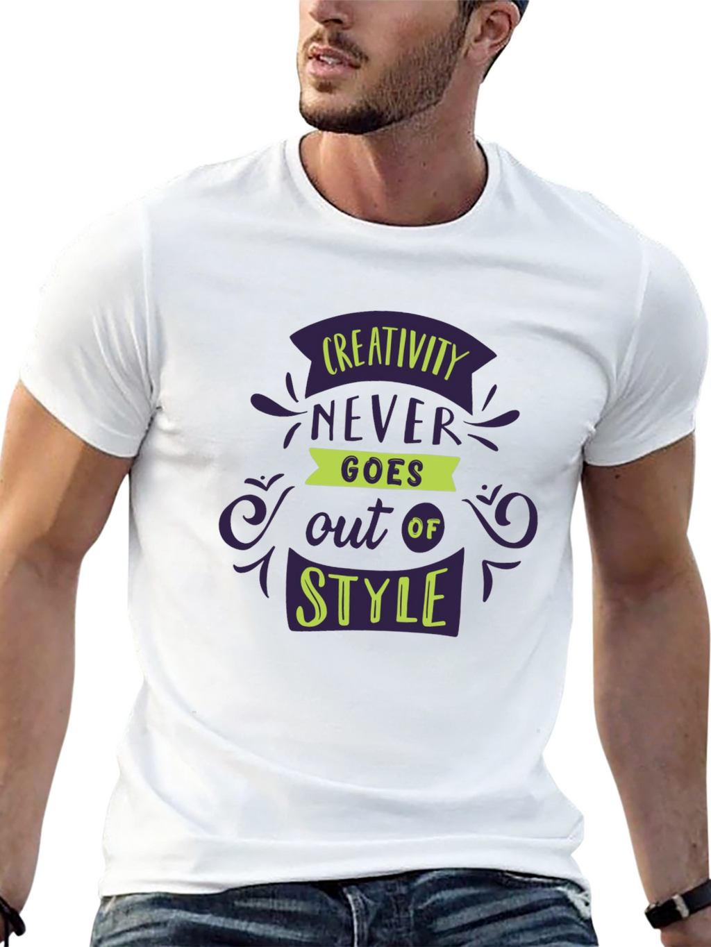 Creativity Never Goes Out of Style Black T-Shirt