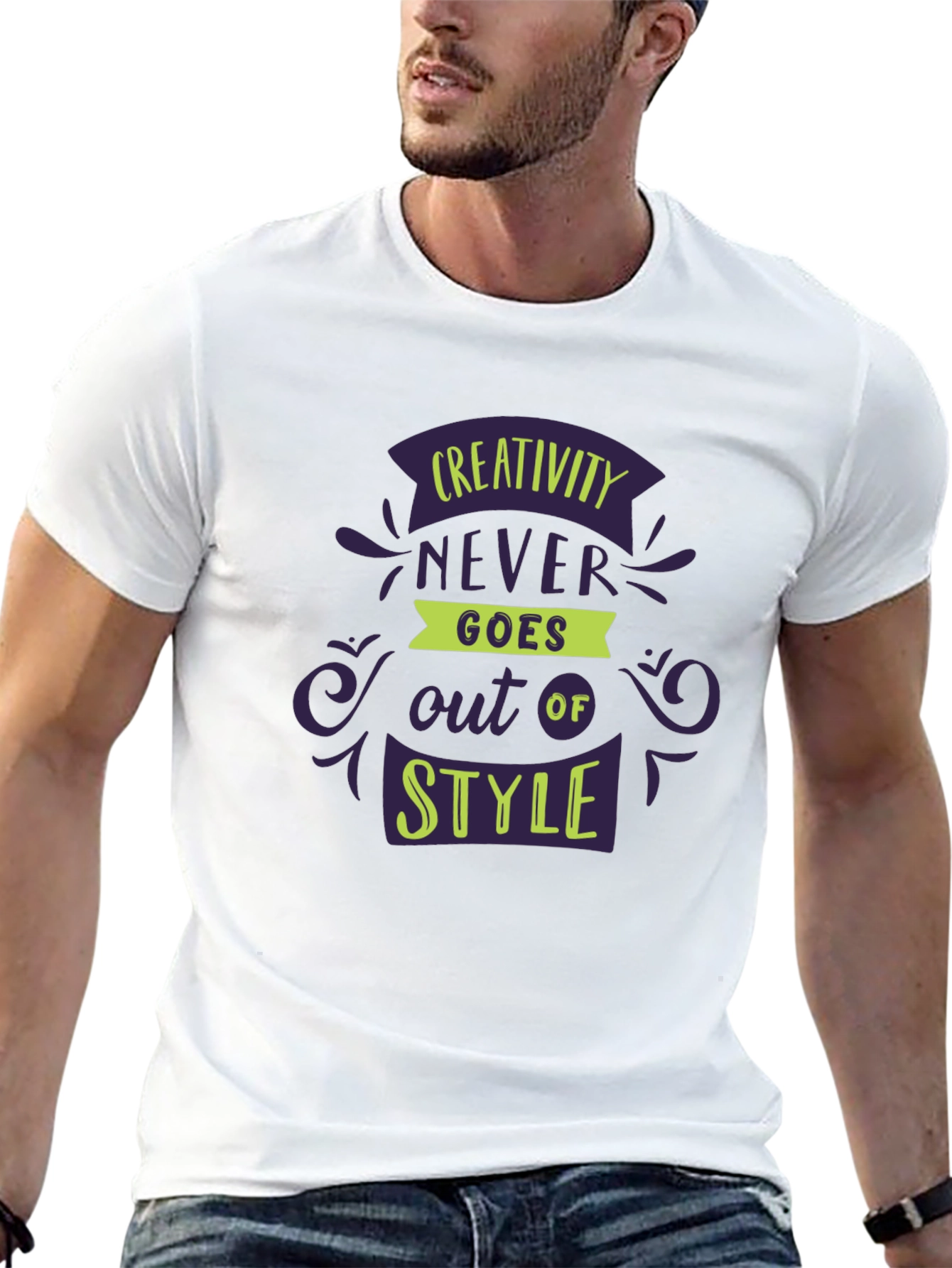Creativity Never Goes Out of Style Black T-Shirt