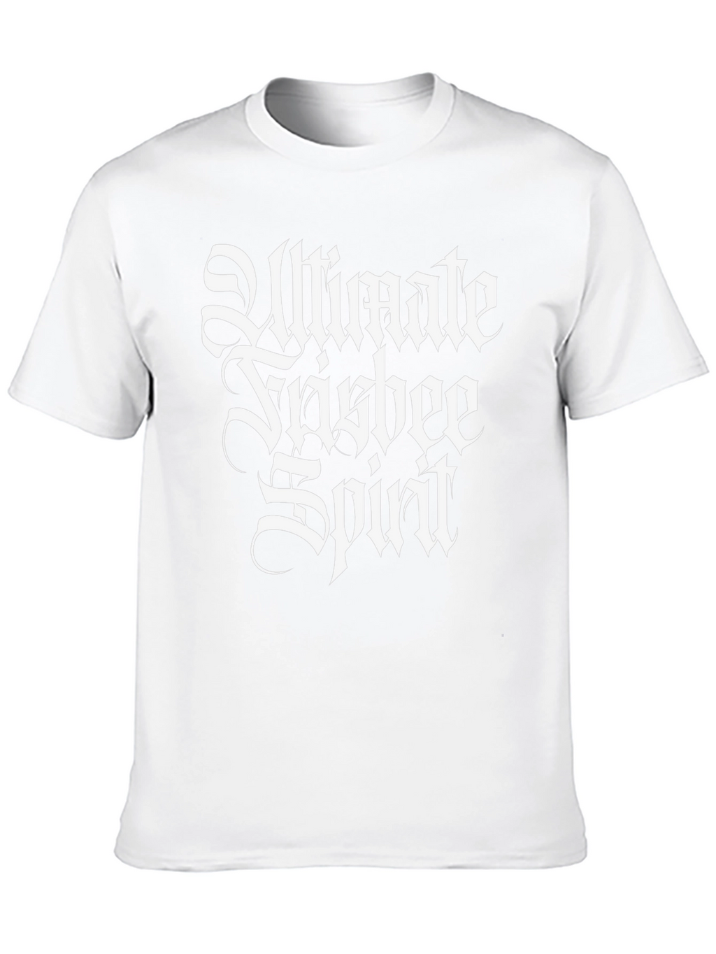 Ultimate Frisbee Spirit Black T-Shirt
