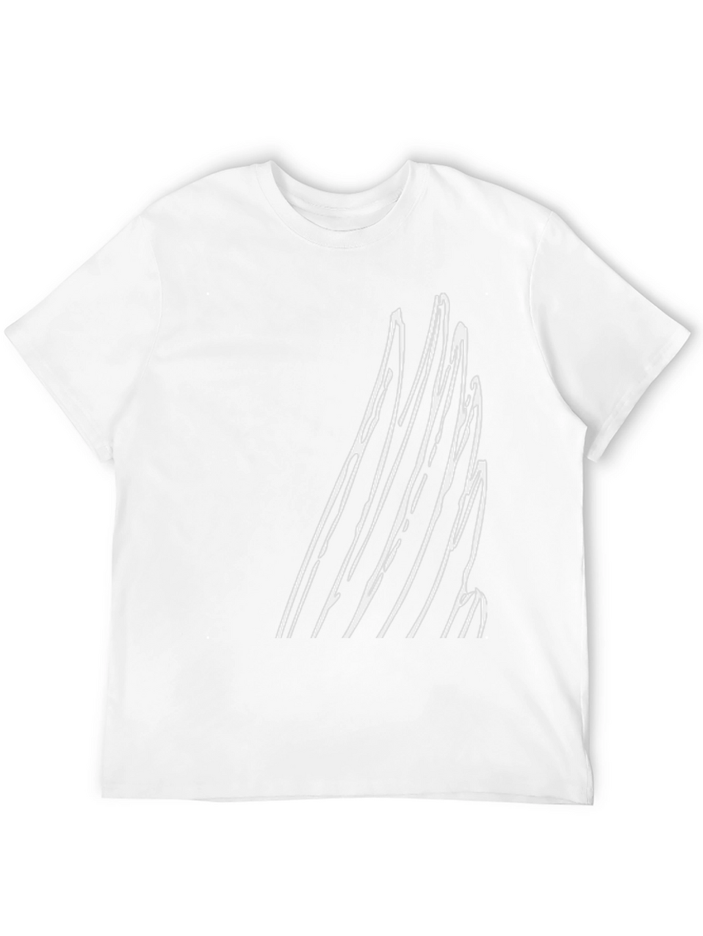 Abstract Graphic Tee - Modern Black T-Shirt