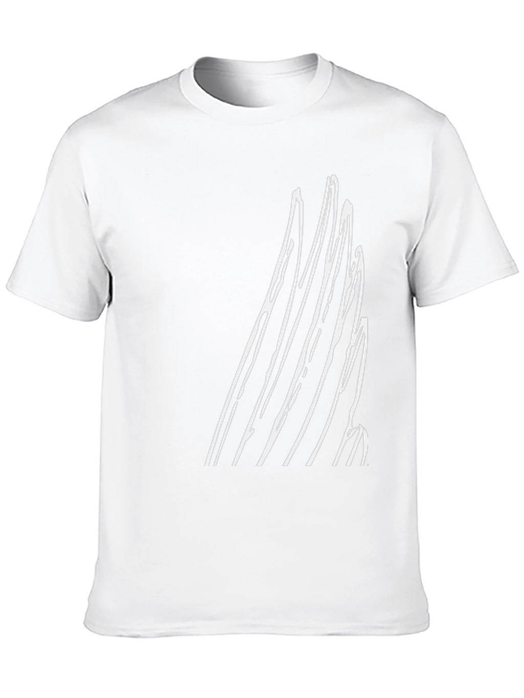 Abstract Graphic Tee - Modern Black T-Shirt