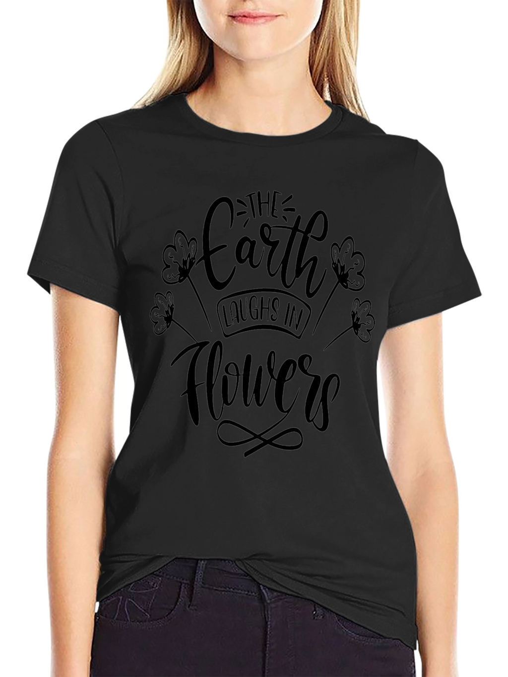 Earth Laughs in Flowers Graphic Tee