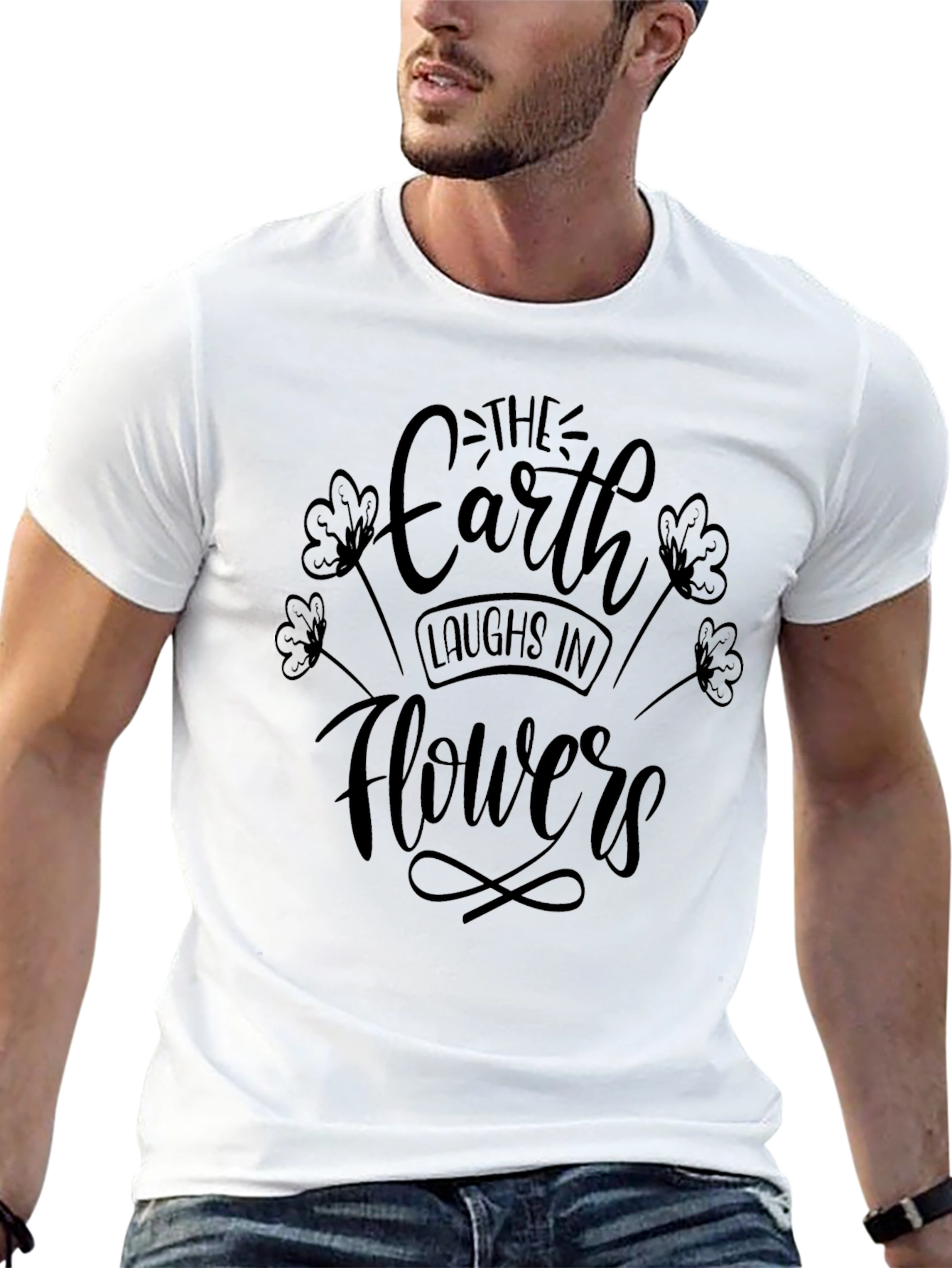 Earth Laughs in Flowers Graphic Tee