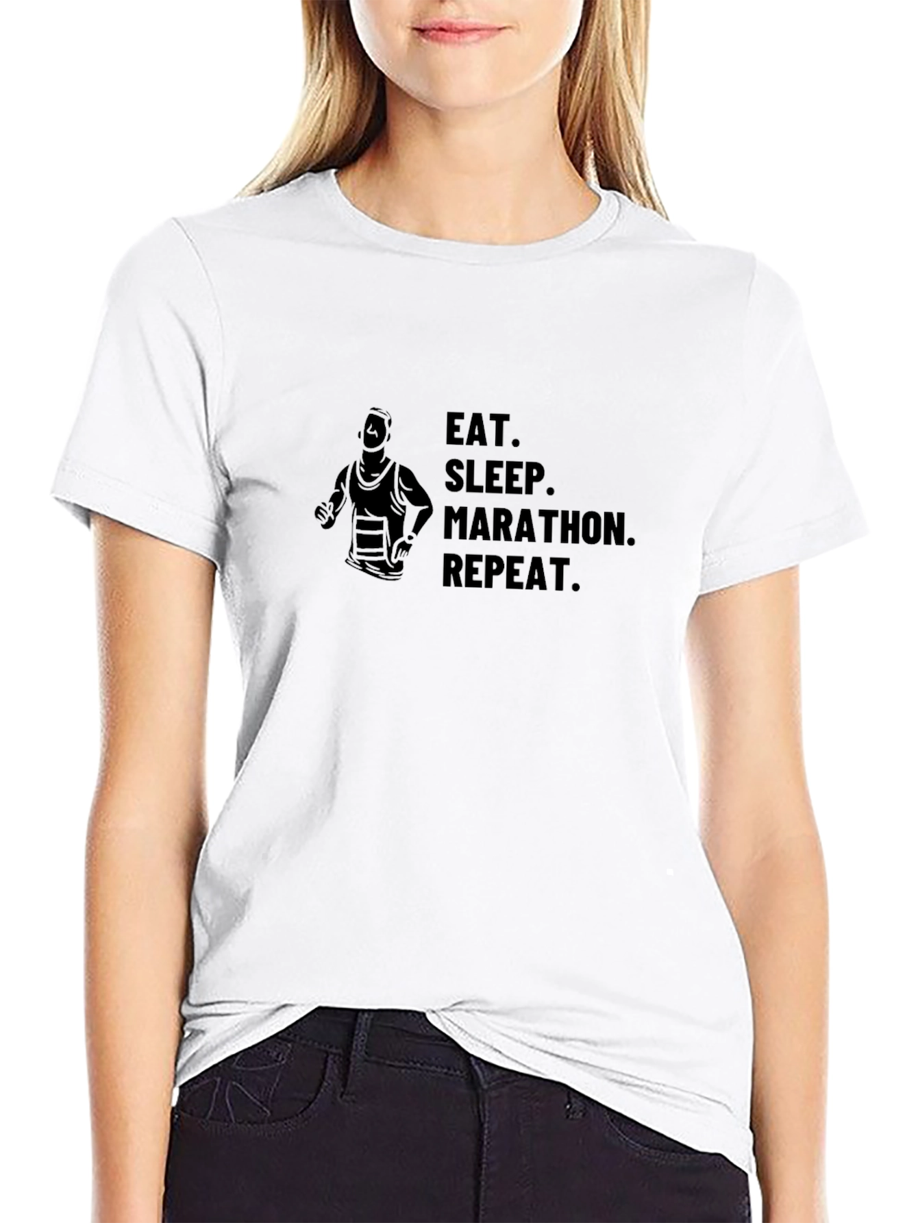 Eat Sleep Marathon Repeat T-Shirt