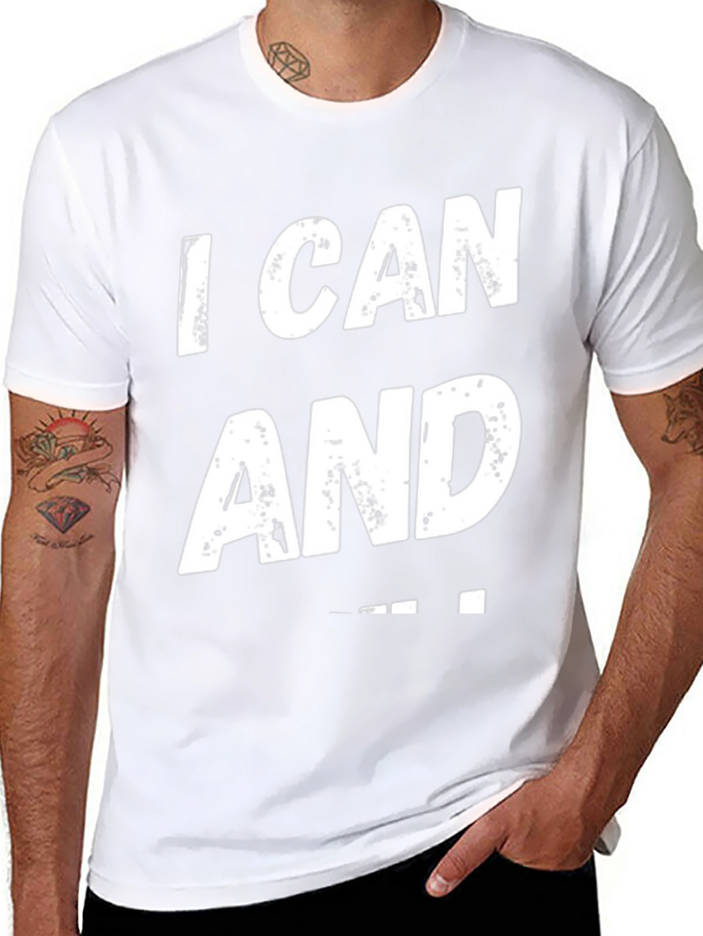 I Can And I Will T-Shirt Black