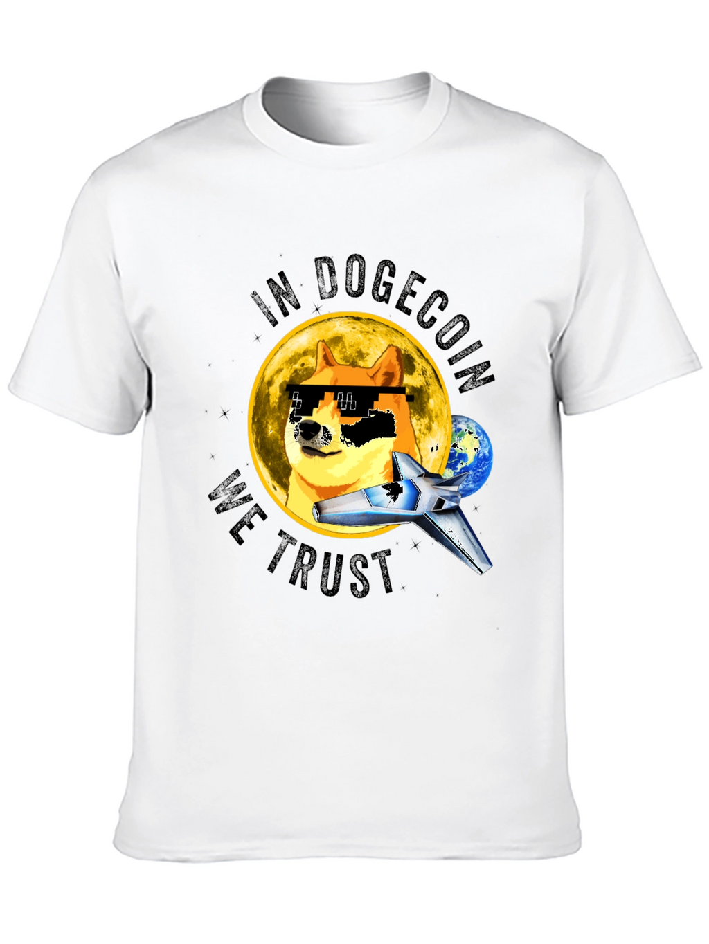 In Dogecoin We Trust T-Shirt Crypto Meme