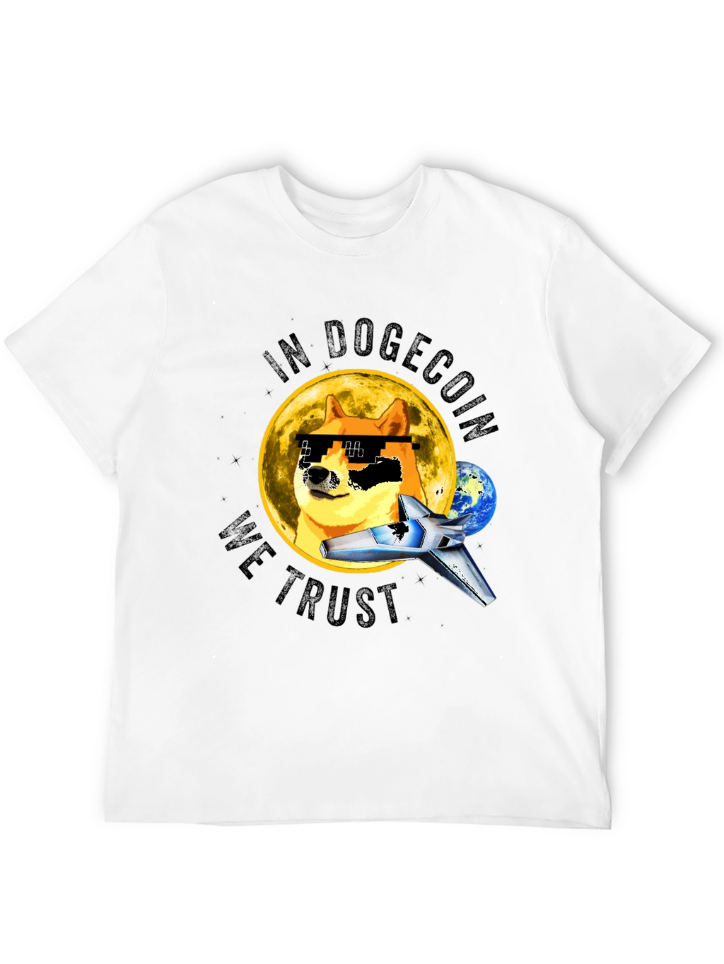 In Dogecoin We Trust T-Shirt Crypto Meme