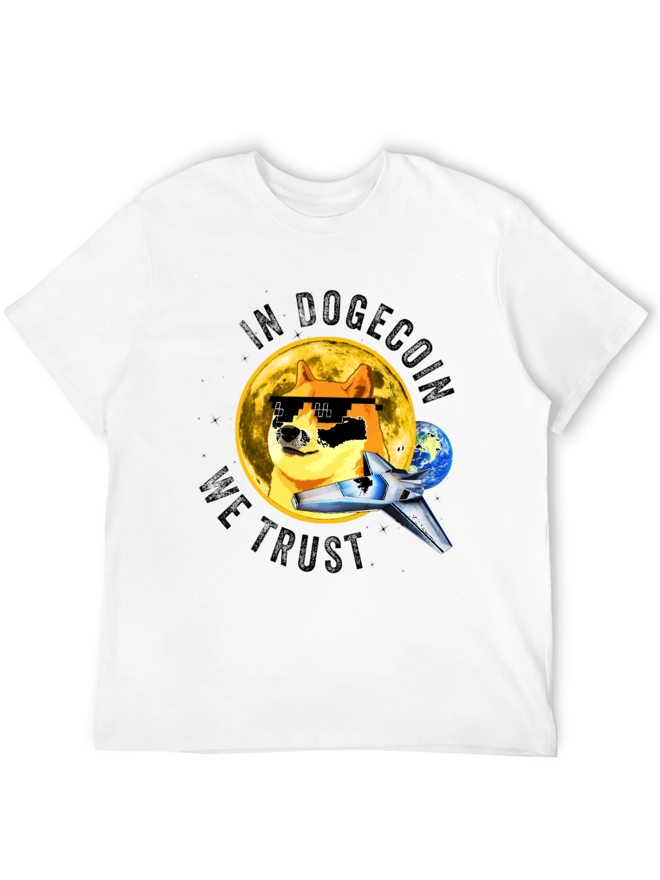 In Dogecoin We Trust T-Shirt Crypto Meme