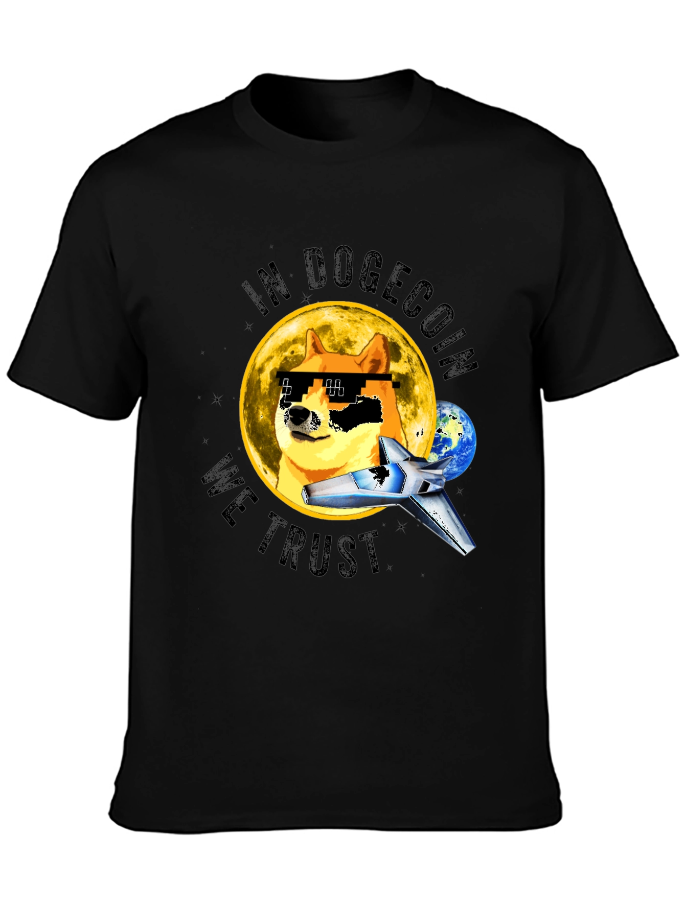 In Dogecoin We Trust T-Shirt Crypto Meme