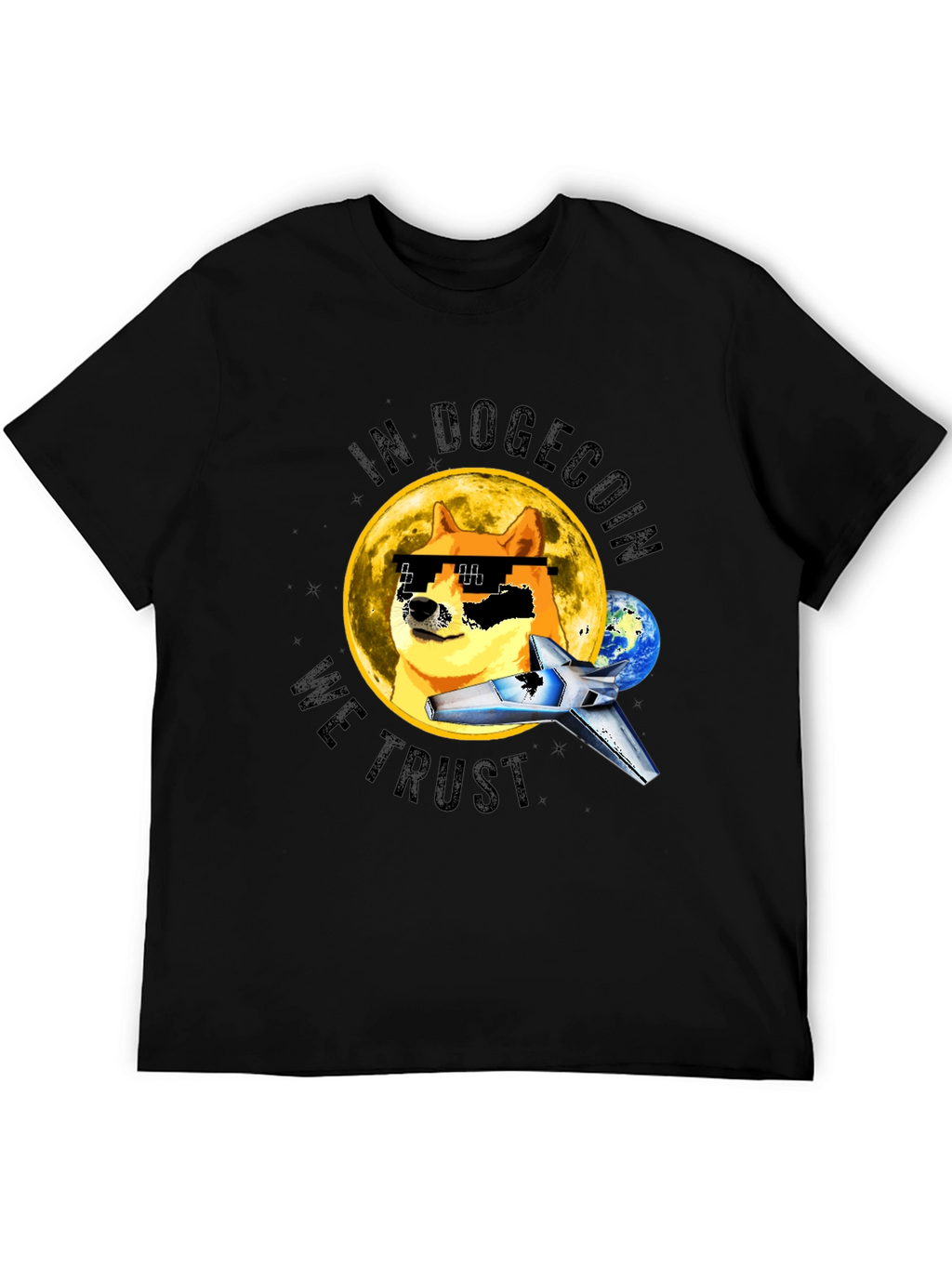 In Dogecoin We Trust T-Shirt Crypto Meme