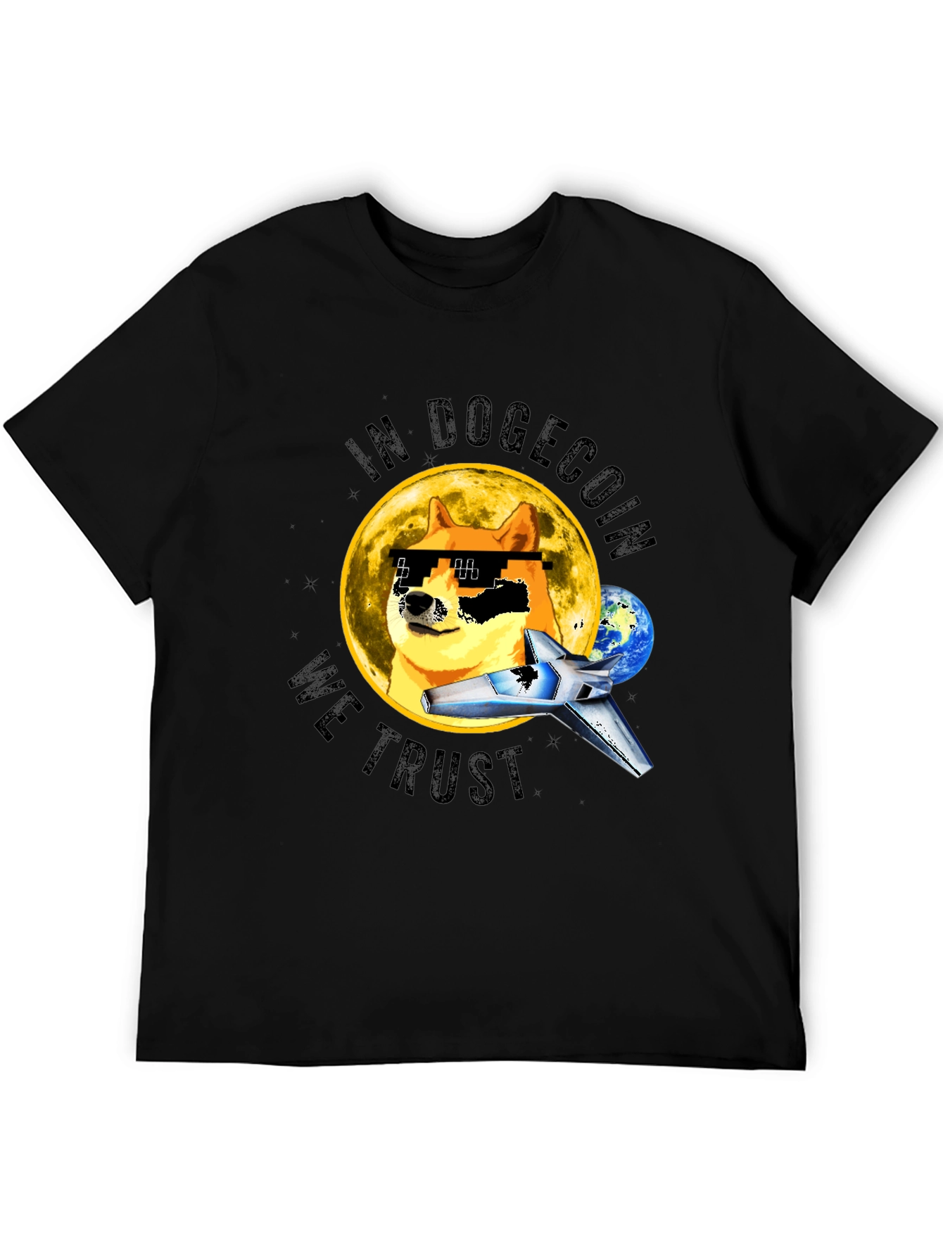 In Dogecoin We Trust T-Shirt Crypto Meme