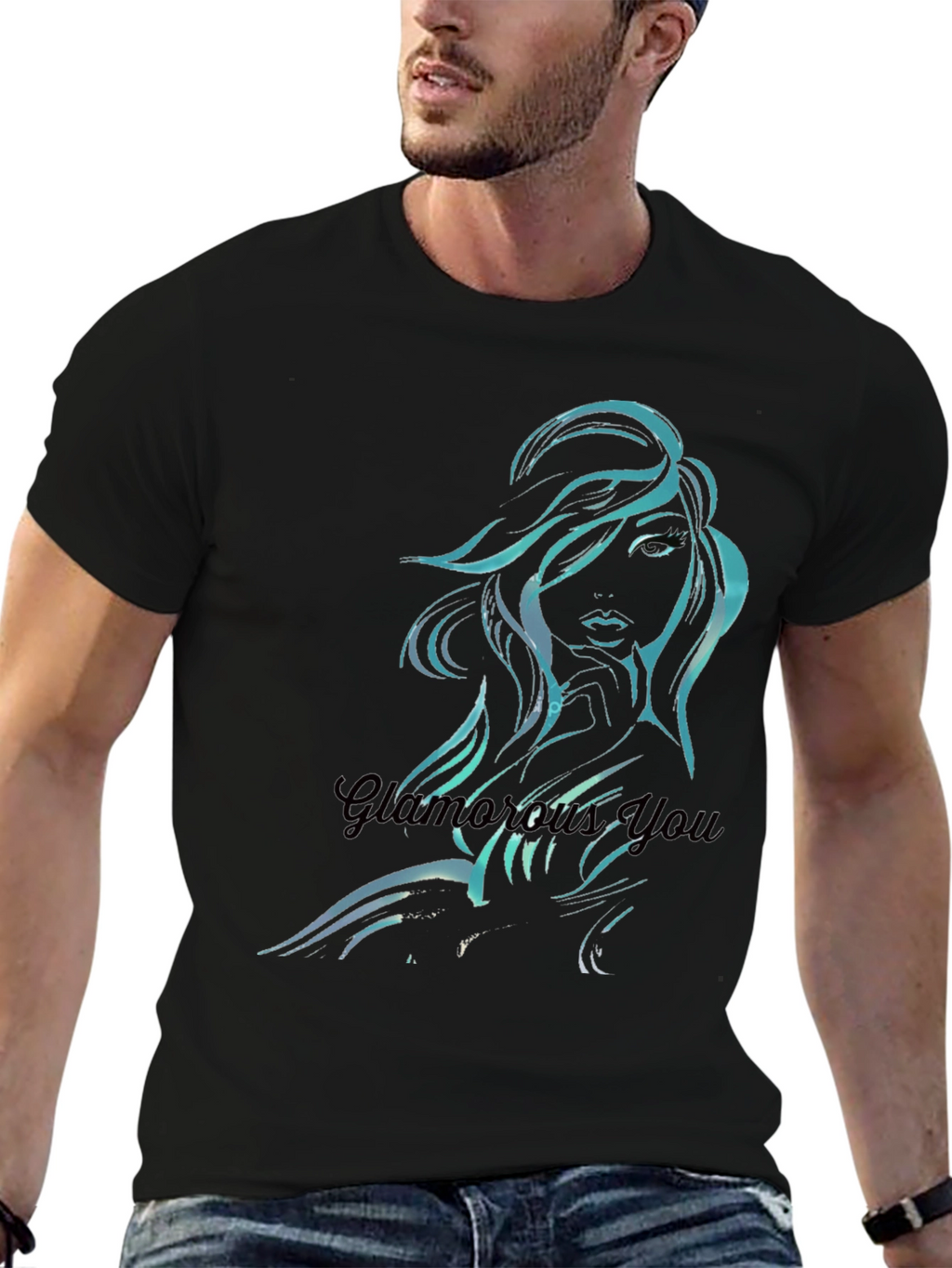Glamorous You Womens Graphic T-Shirt