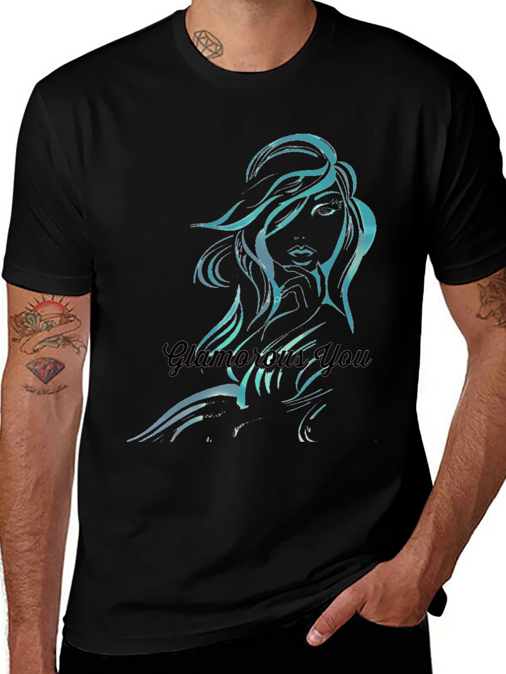 Glamorous You Womens Graphic T-Shirt
