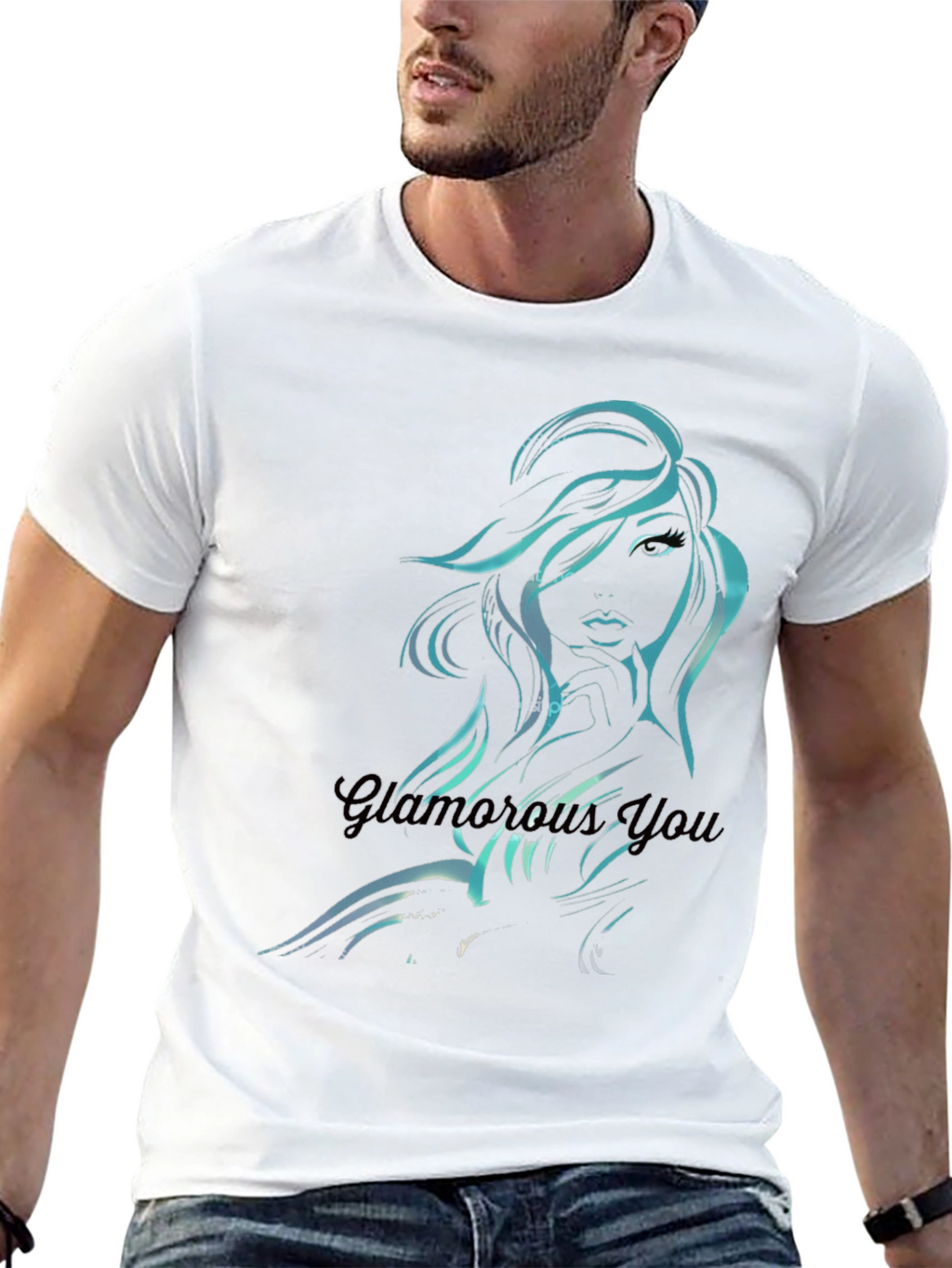 Glamorous You Womens Graphic T-Shirt