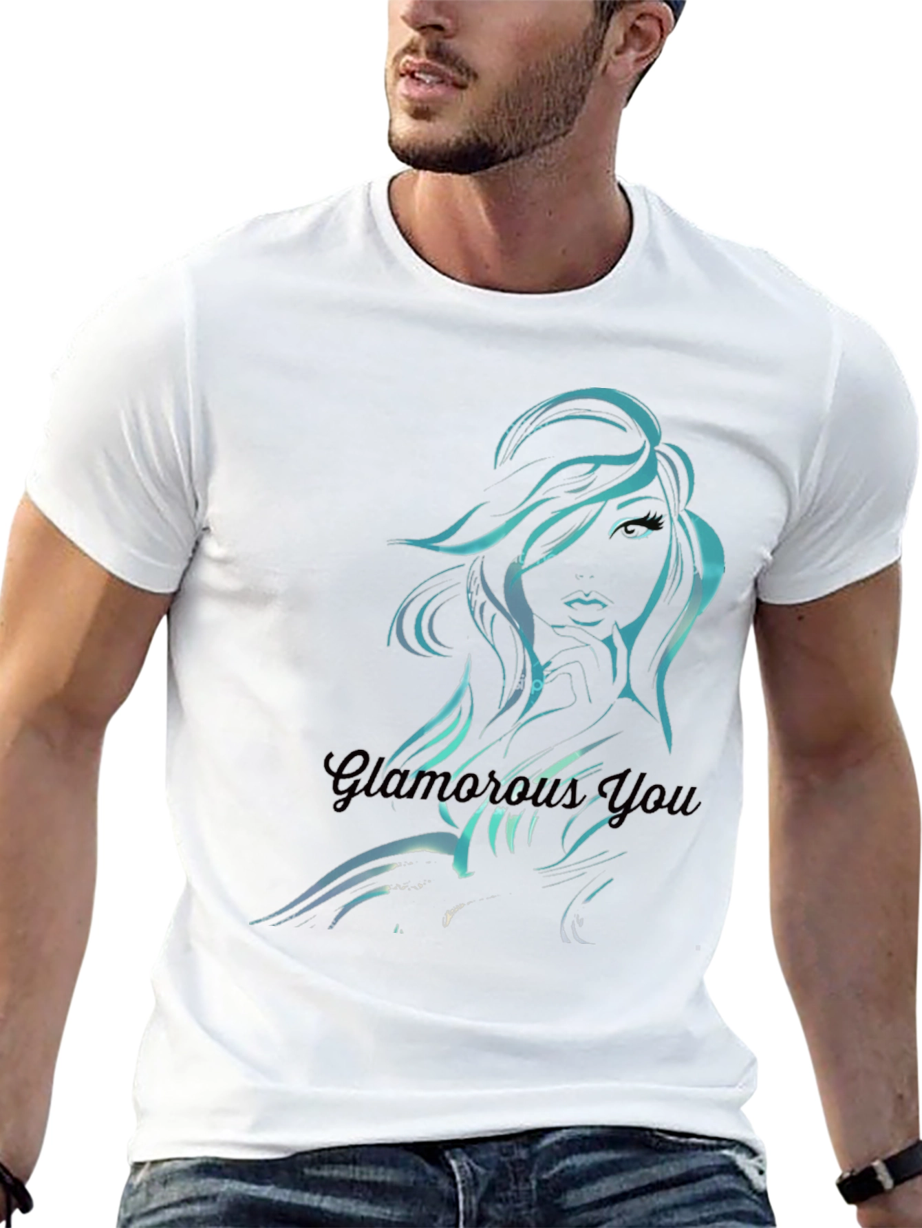 Glamorous You Womens Graphic T-Shirt