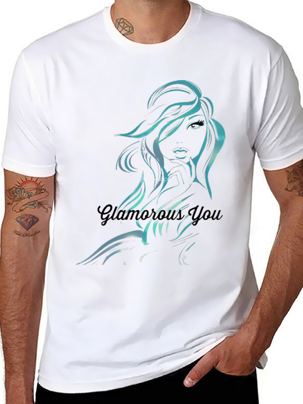 Glamorous You Womens Graphic T-Shirt