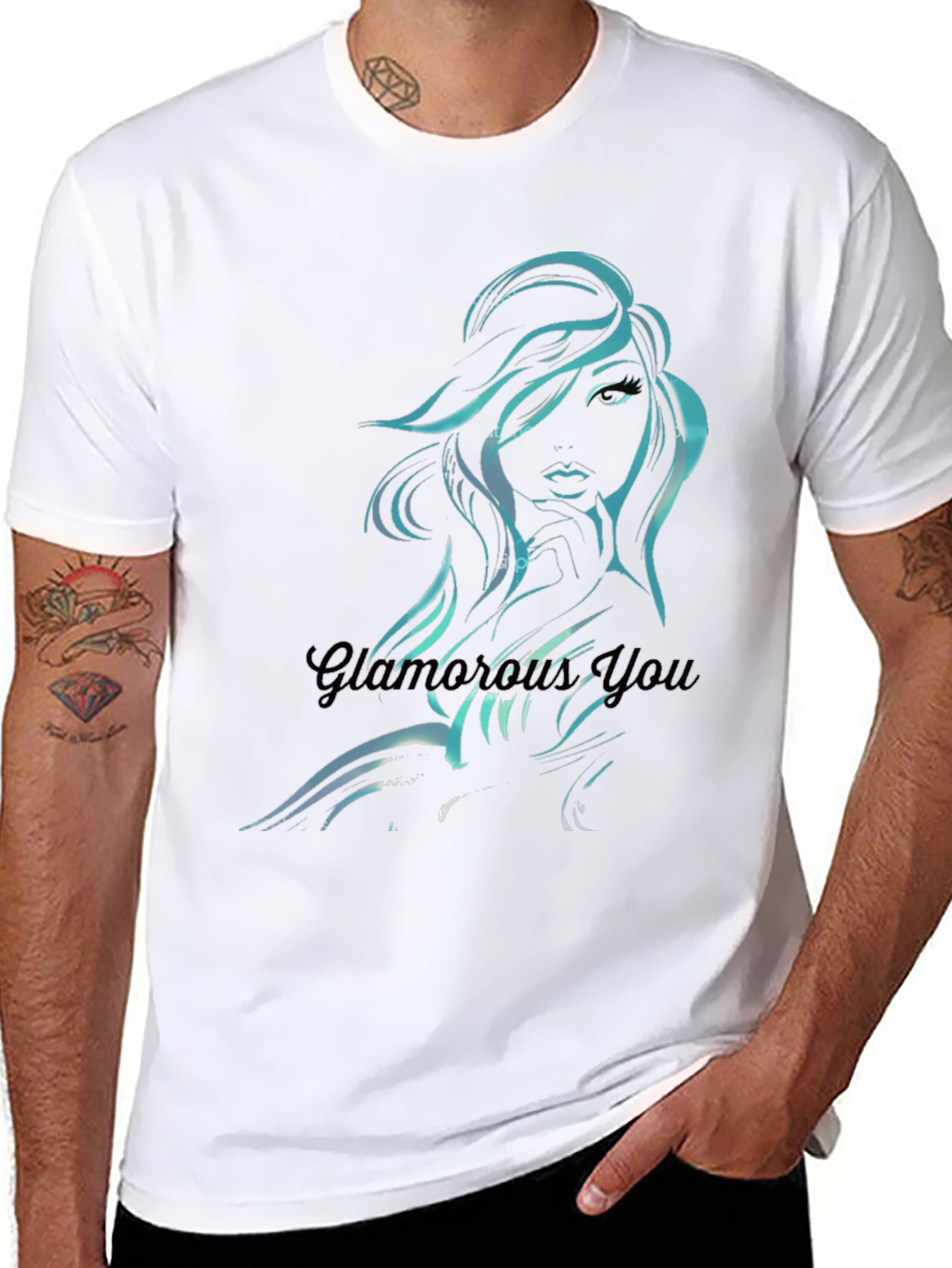 Glamorous You Womens Graphic T-Shirt