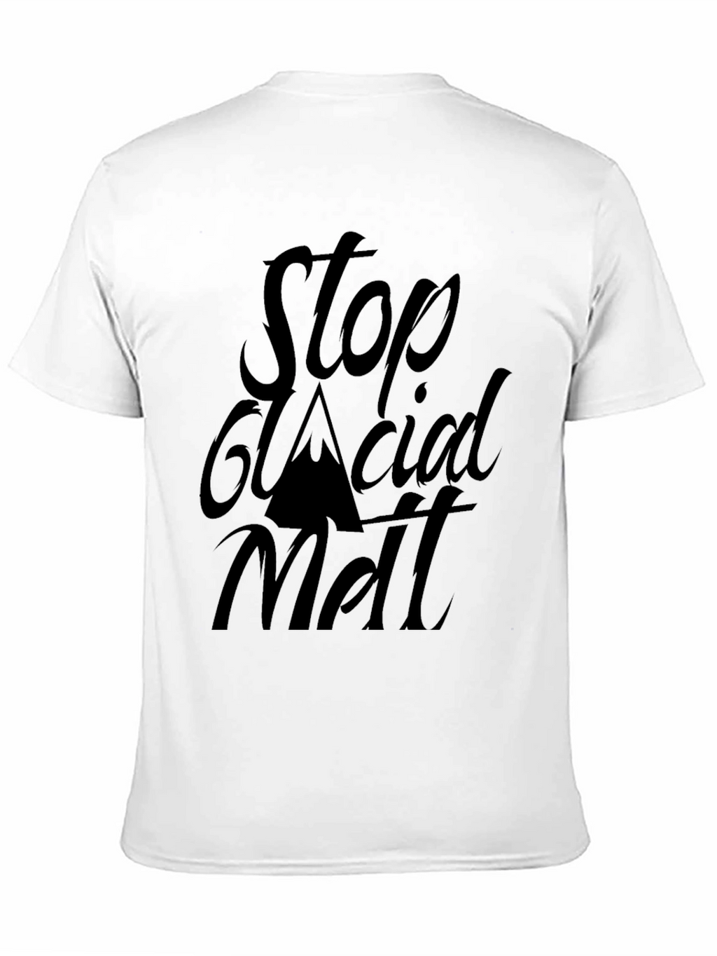 Stop Glacial Melt Black T-Shirt
