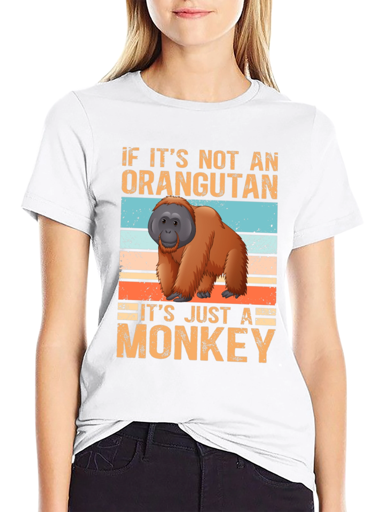 Orangutan vs Monkey Graphic T-Shirt