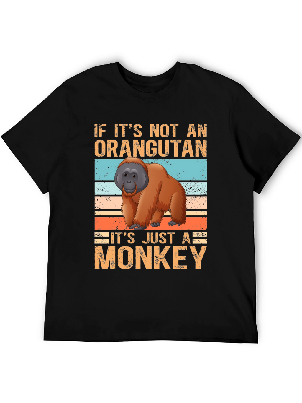 Orangutan vs Monkey Graphic T-Shirt