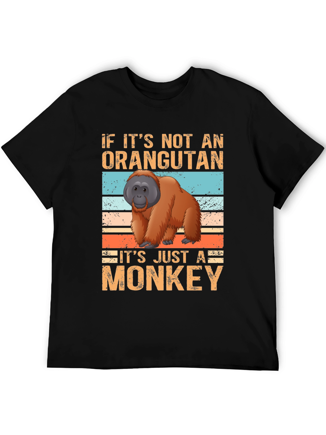 Orangutan vs Monkey Graphic T-Shirt