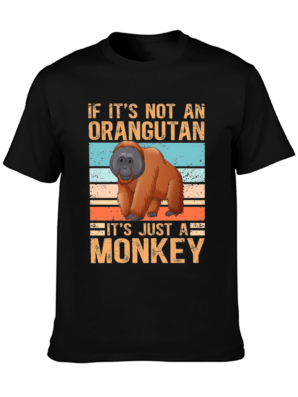 Orangutan vs Monkey Graphic T-Shirt