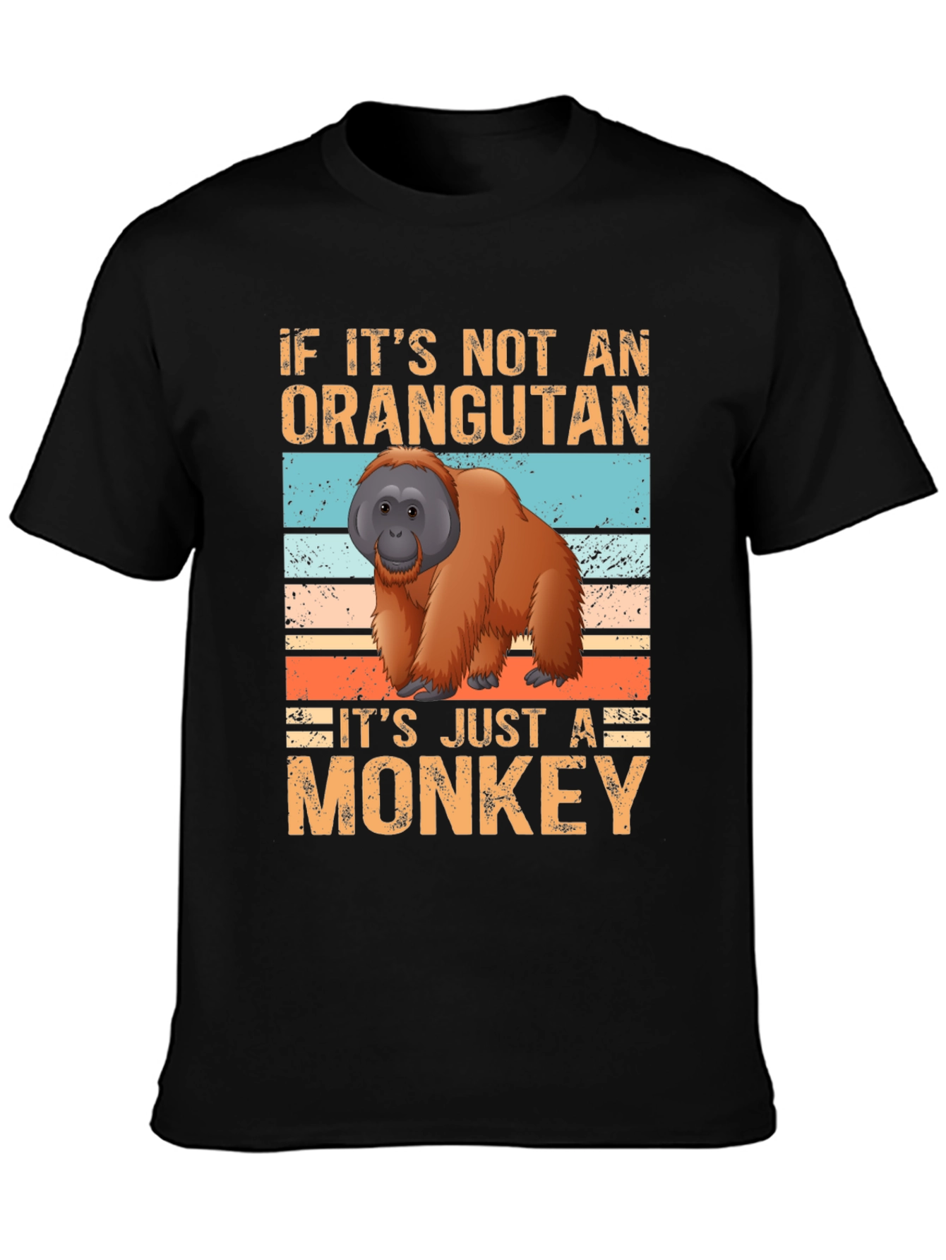 Orangutan vs Monkey Graphic T-Shirt