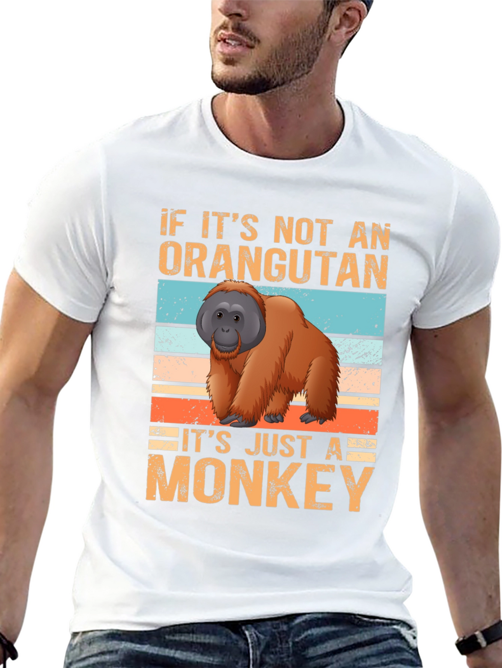 Orangutan vs Monkey Graphic T-Shirt