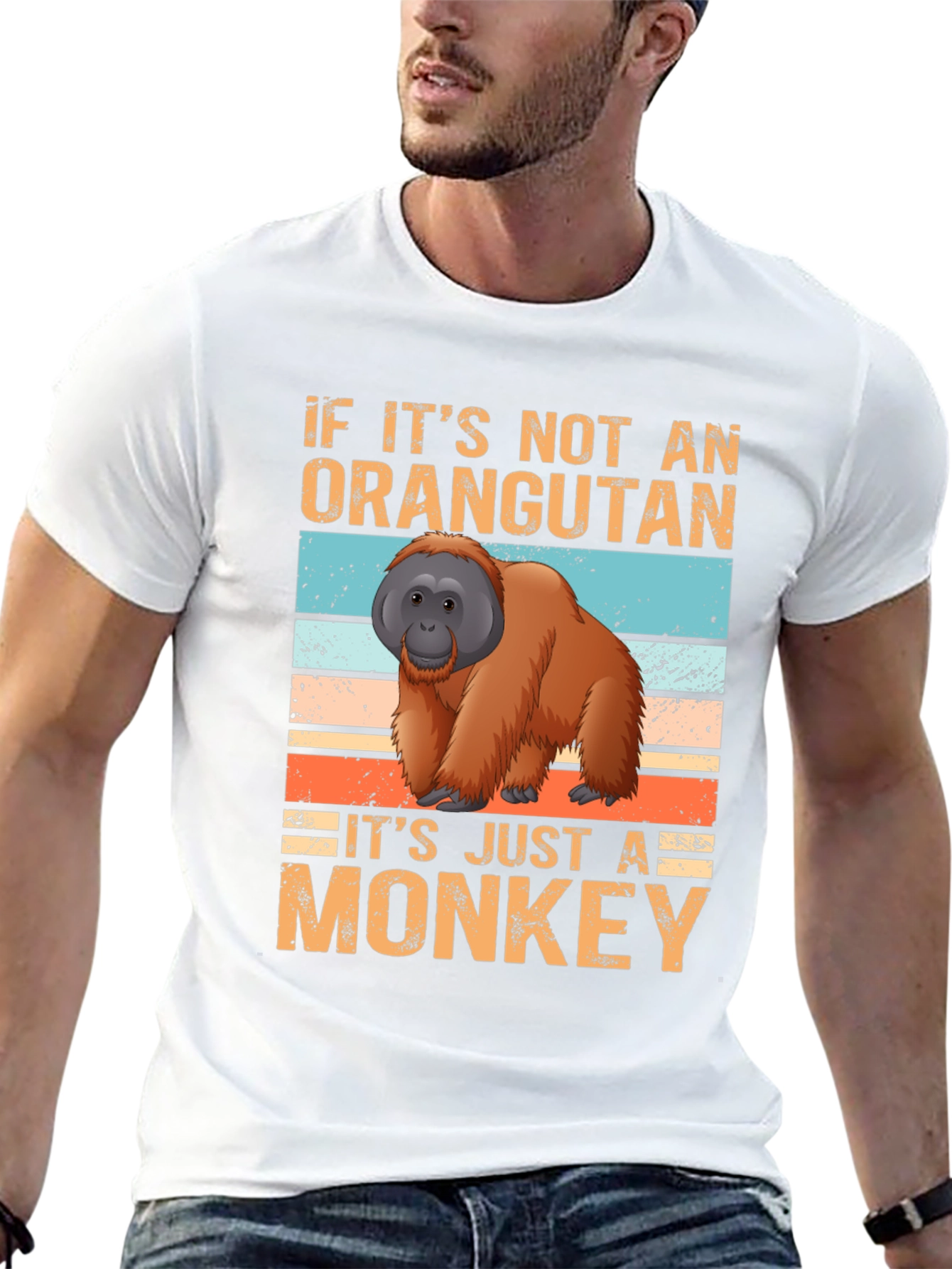 Orangutan vs Monkey Graphic T-Shirt
