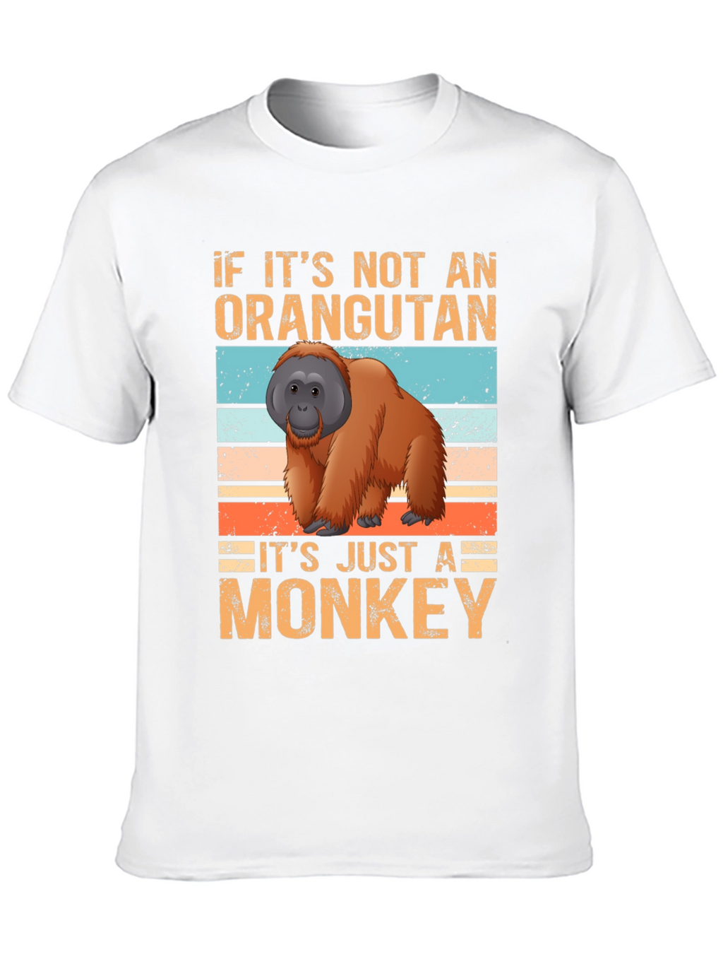 Orangutan vs Monkey Graphic T-Shirt