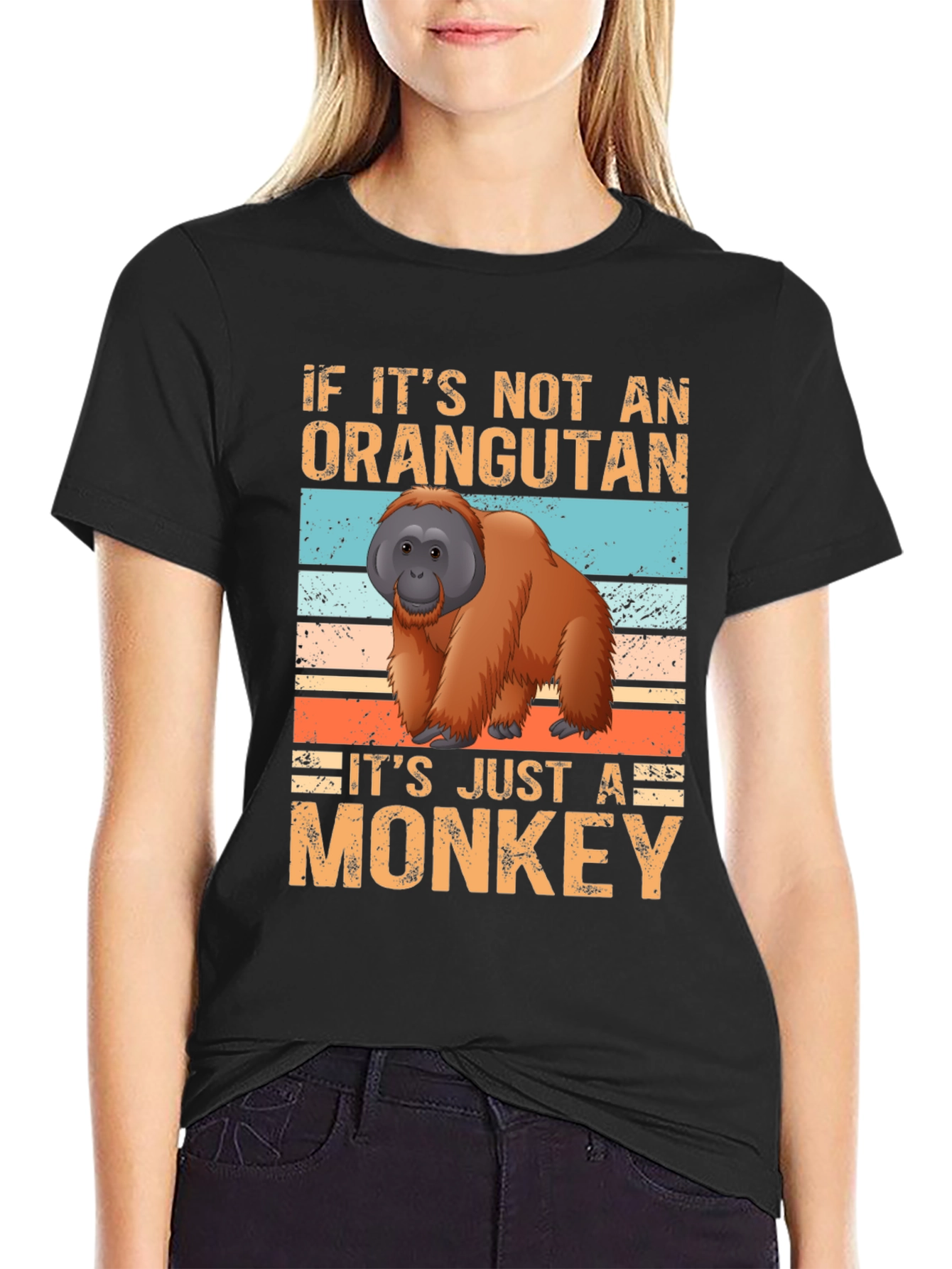 Orangutan vs Monkey Graphic T-Shirt