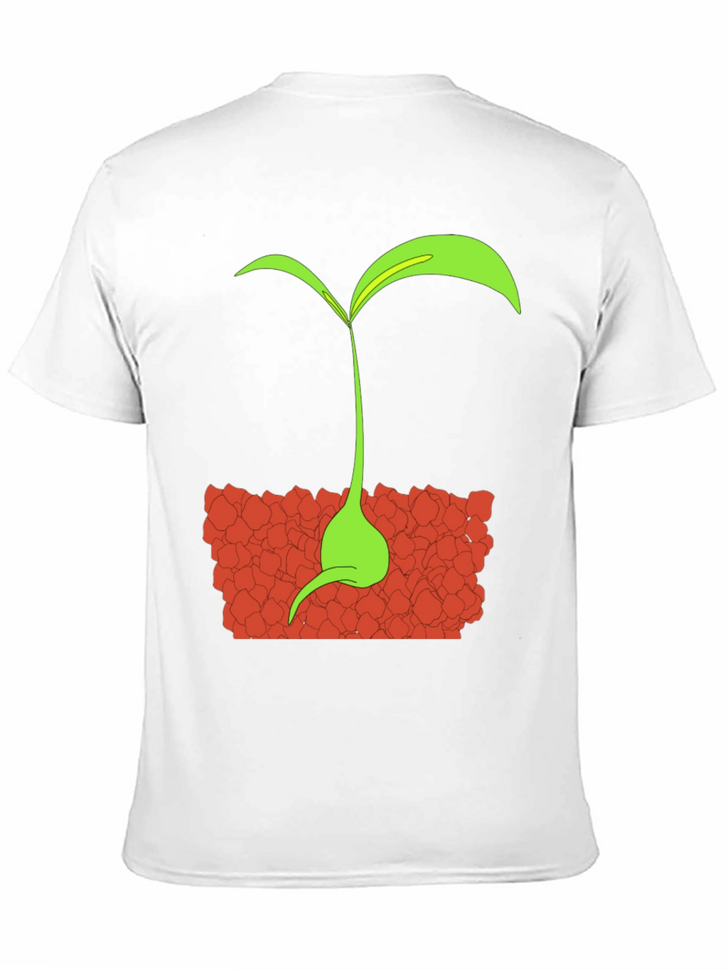 Sprout Graphic Tee - Black Cotton T-Shirt