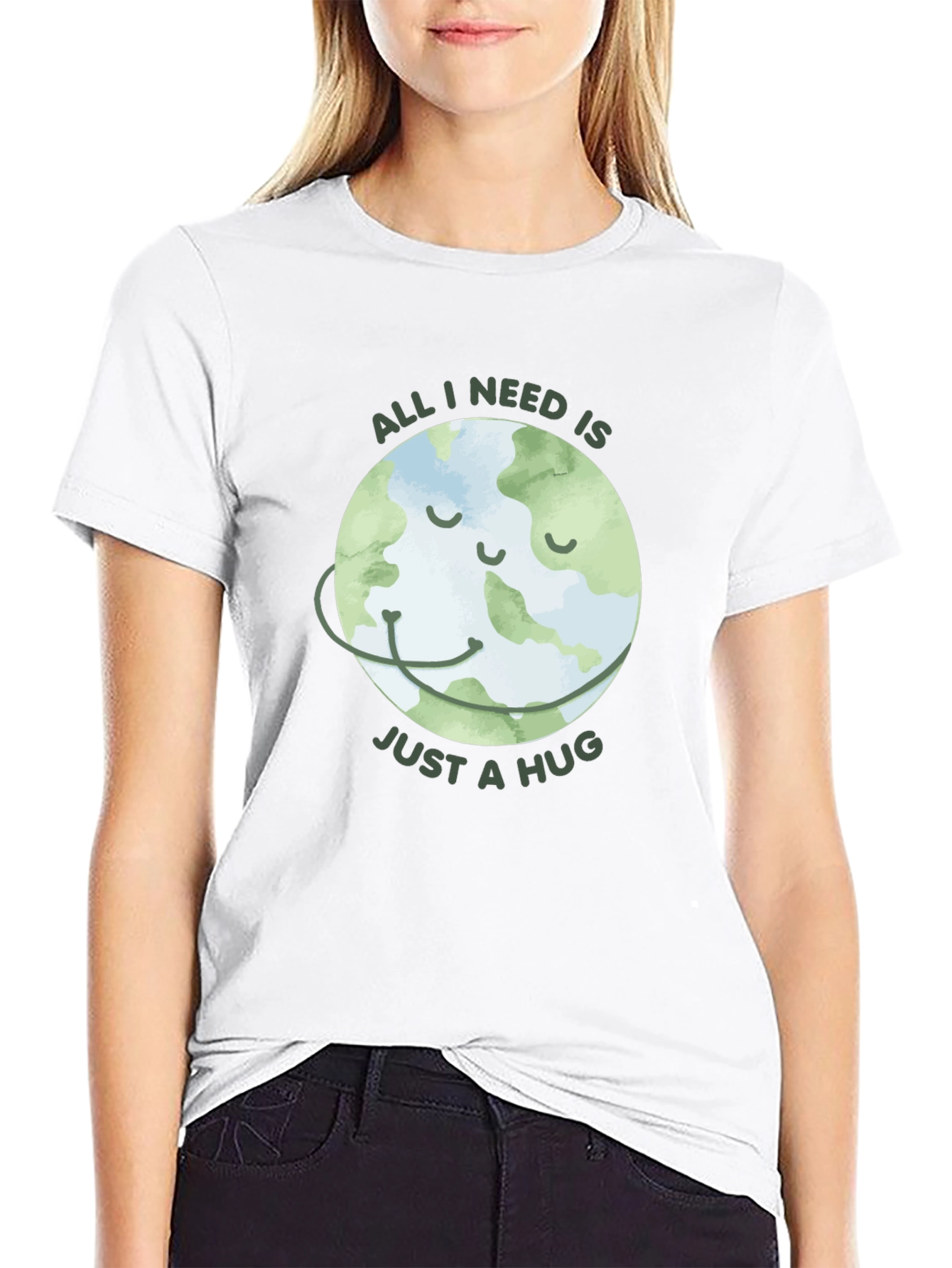Earth Hug T-Shirt - Protect Our Planet