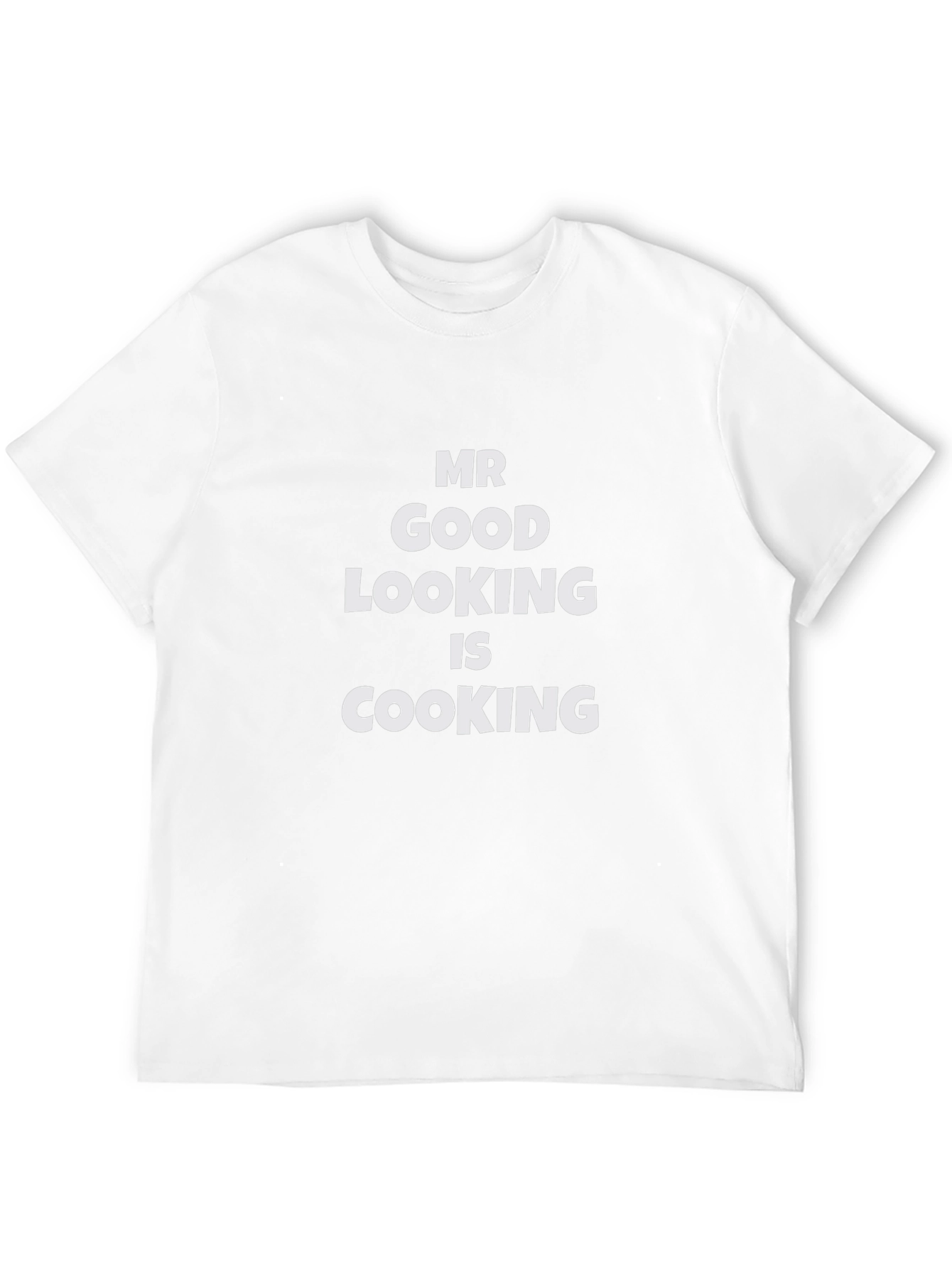 Mr Good Looking is Cooking - Black T-Shirt